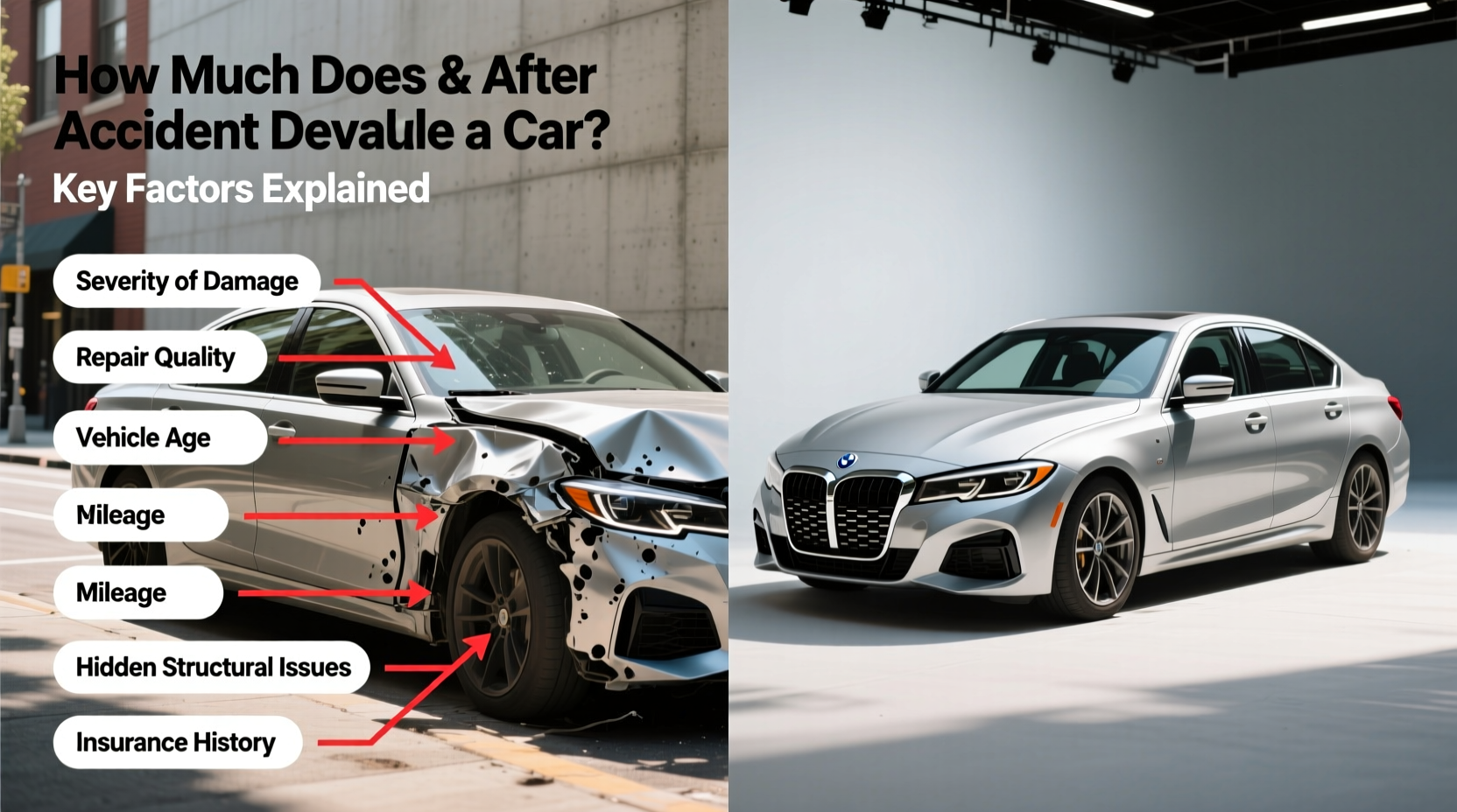 how much does an accident devalue a car