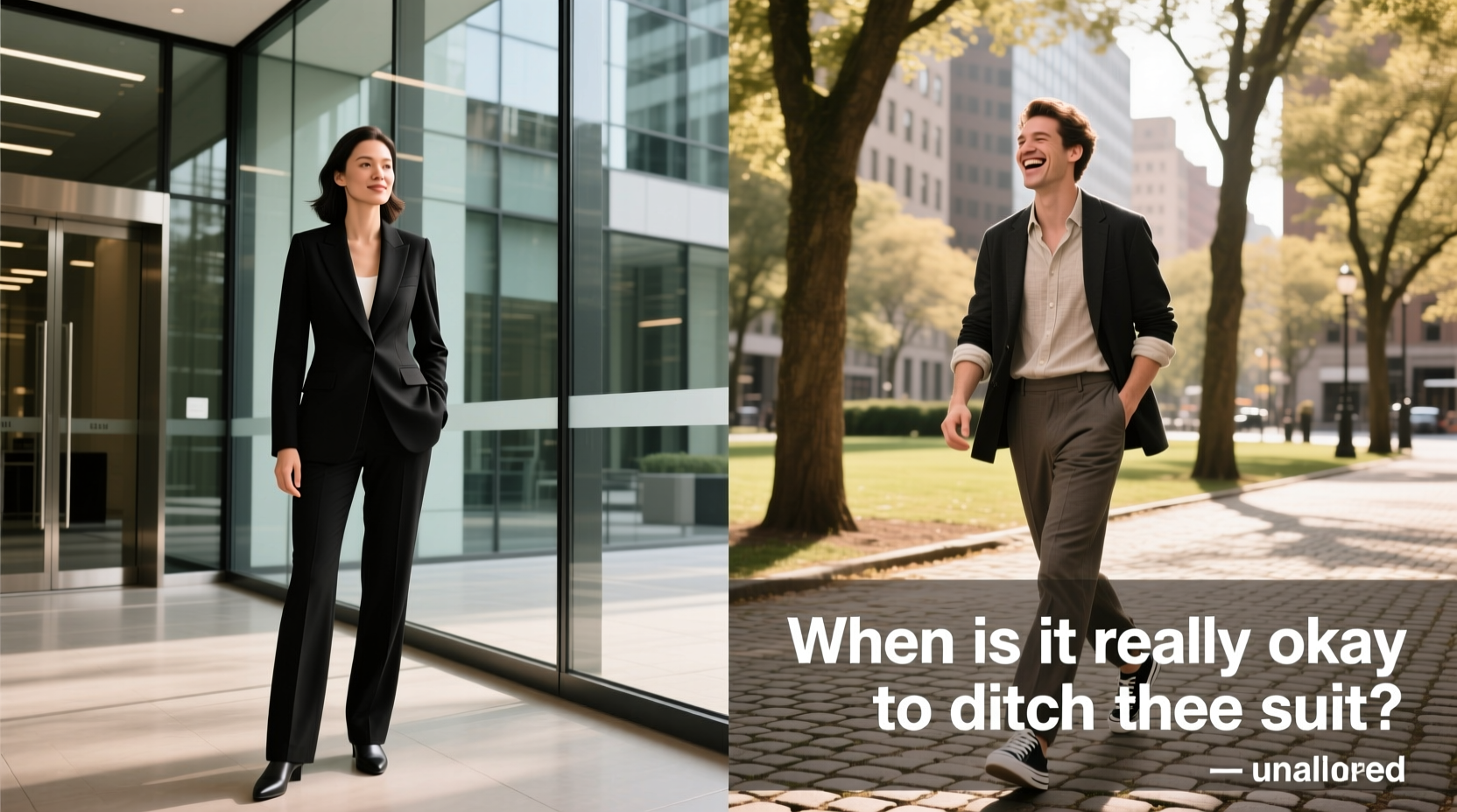 professional suit vs casual separates when is it really okay to ditch the suit
