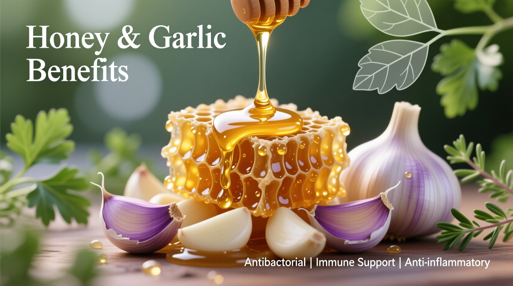 Honey & Garlic Benefits: Science-Backed Health Applications