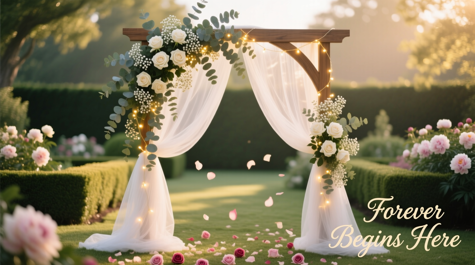 how to decorate an archway for a wedding