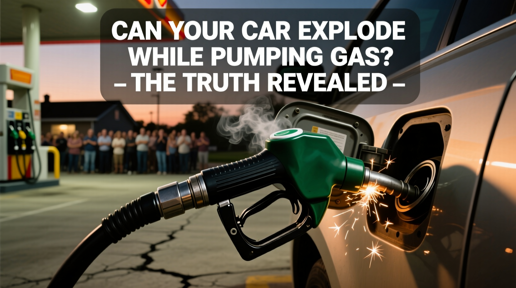 can your car explode while pumping gas