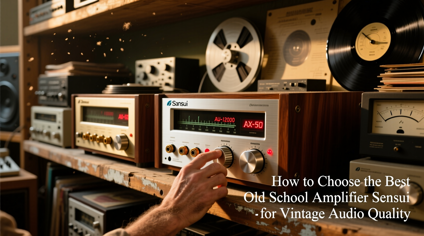 old school amplifier sansui