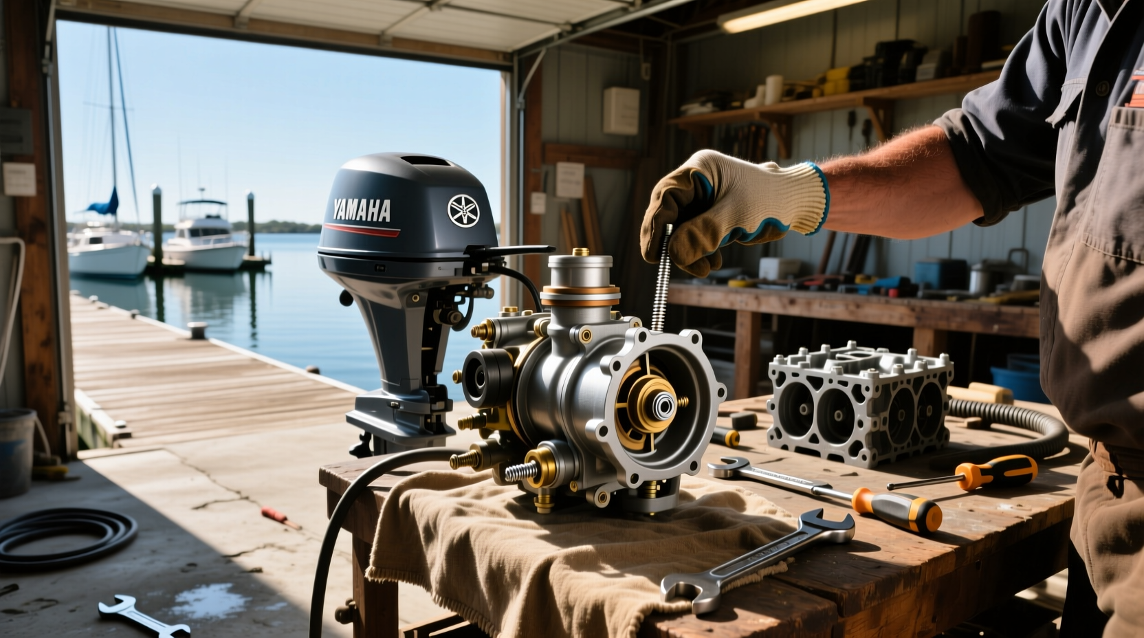 How to Adjust a Yamaha 2-Stroke Outboard Carburetor