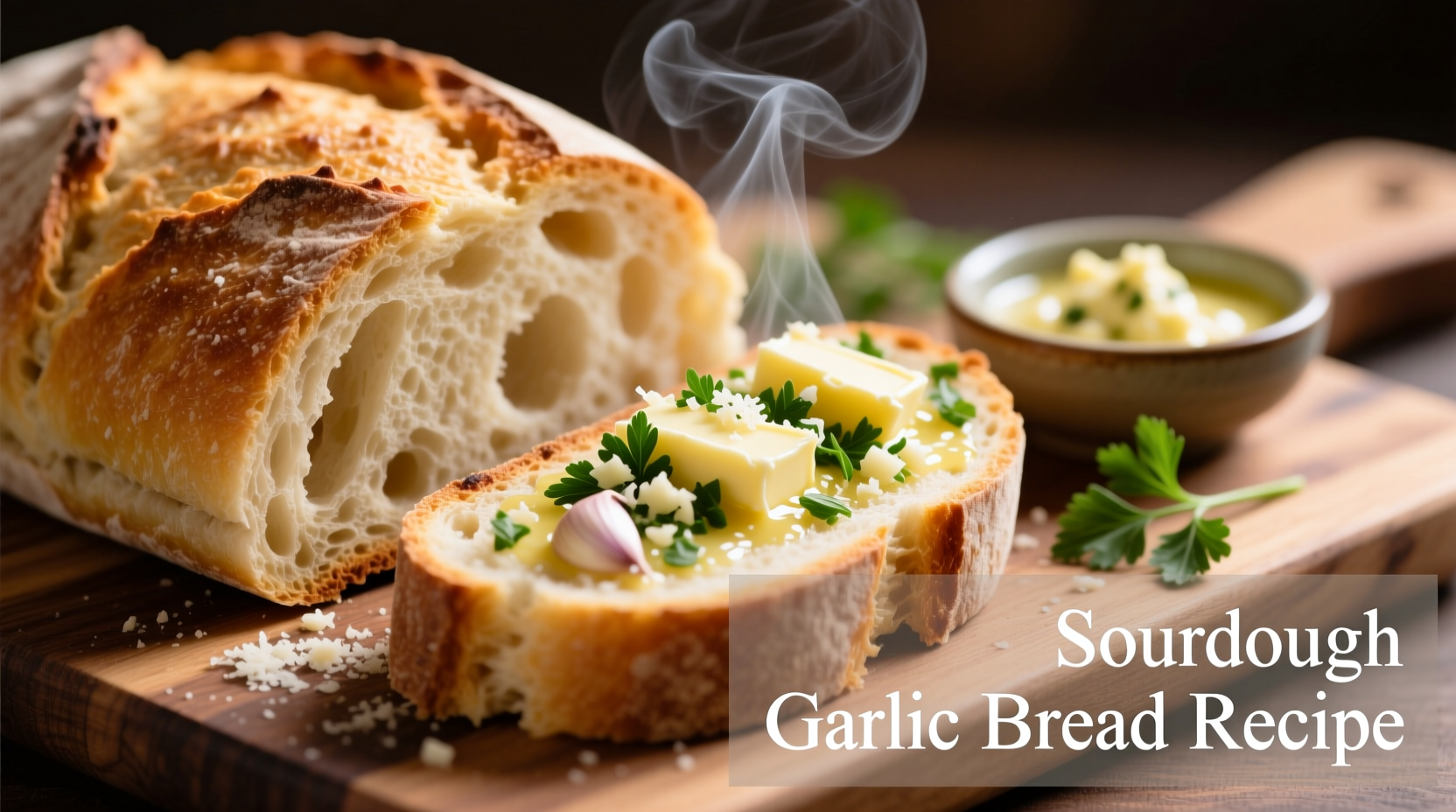 sourdough garlic bread recipe
