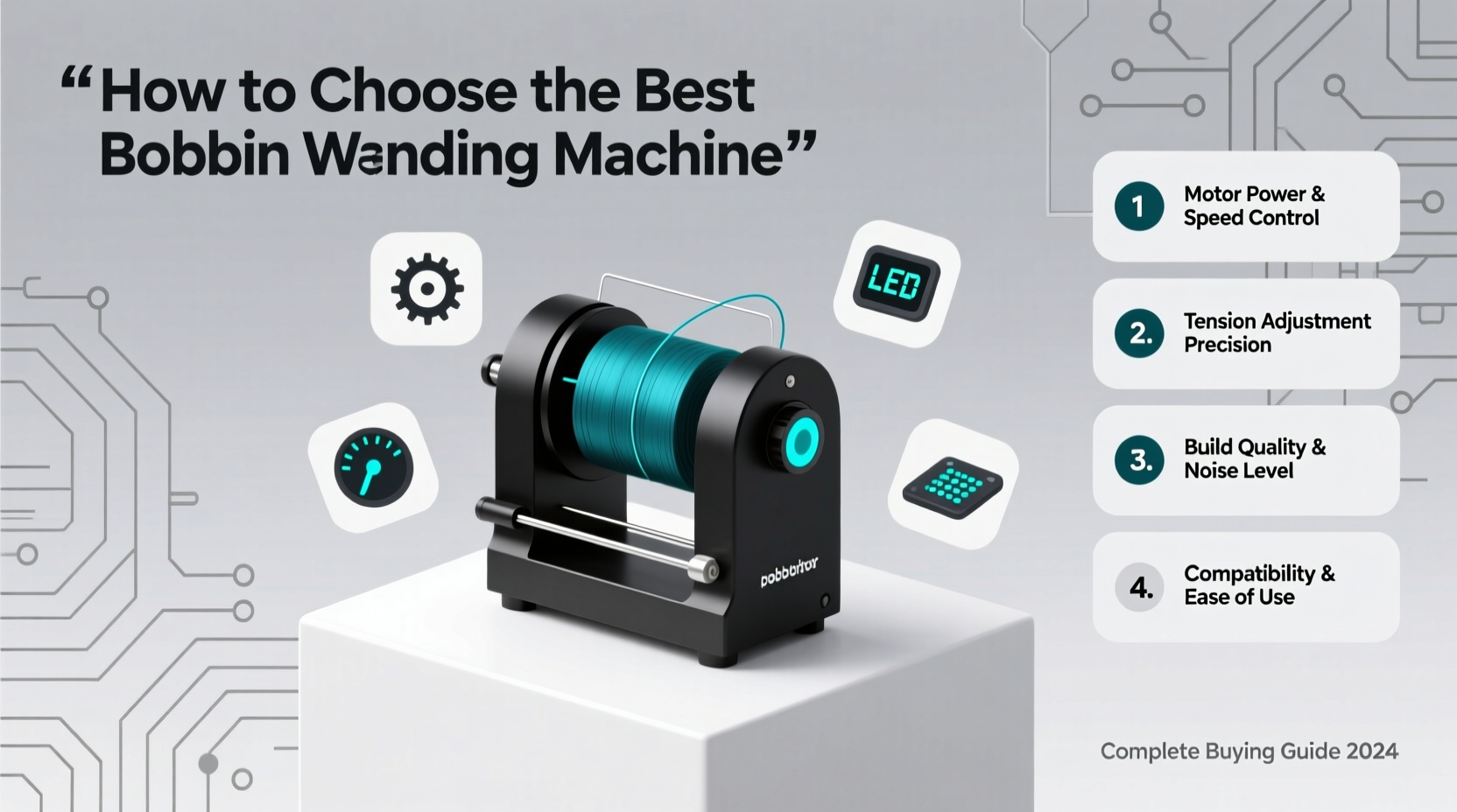 How to Choose the Best Bobbin Winding Machine: A Complete Buying Guide