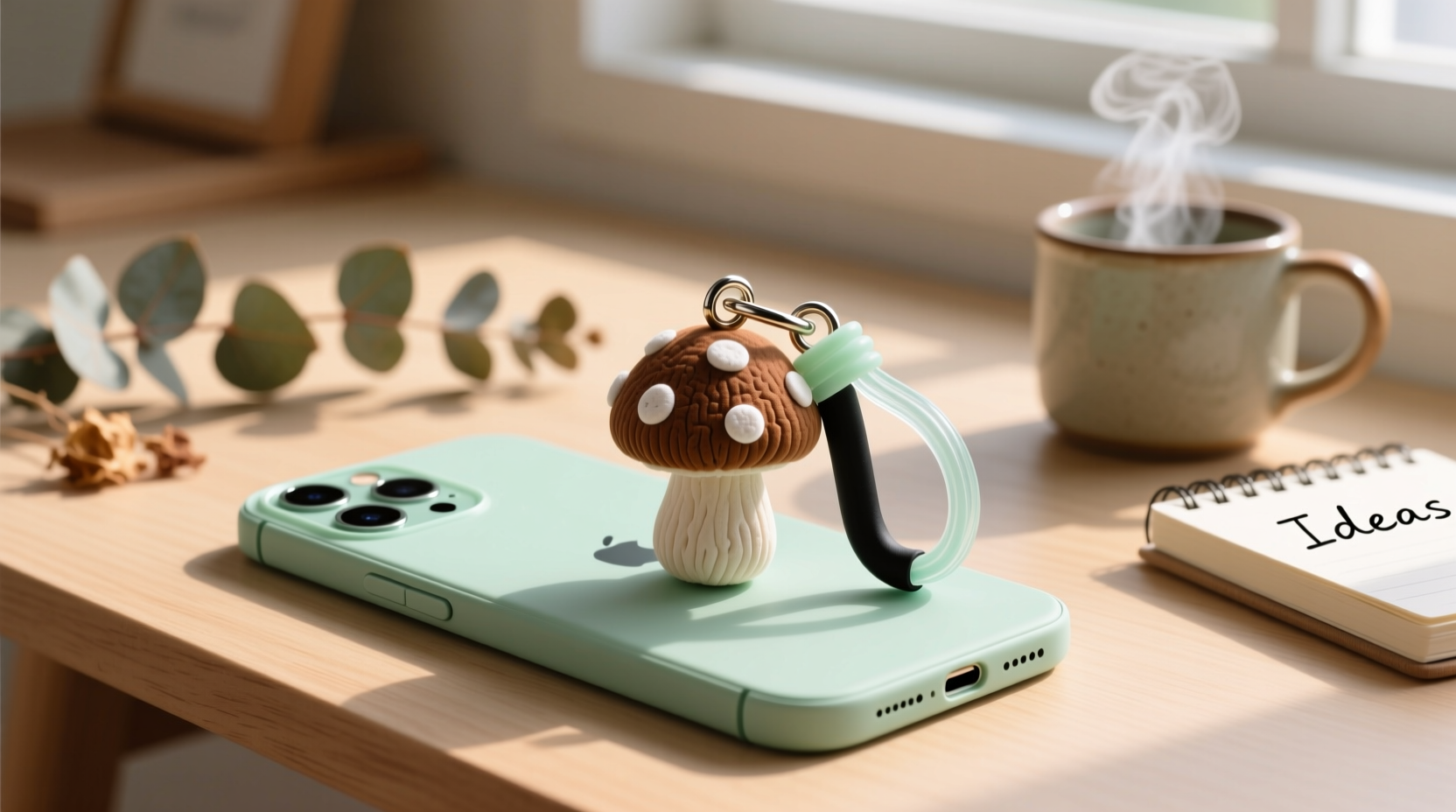 creative and secure methods to attach a mushroom keychain to your mobile phone