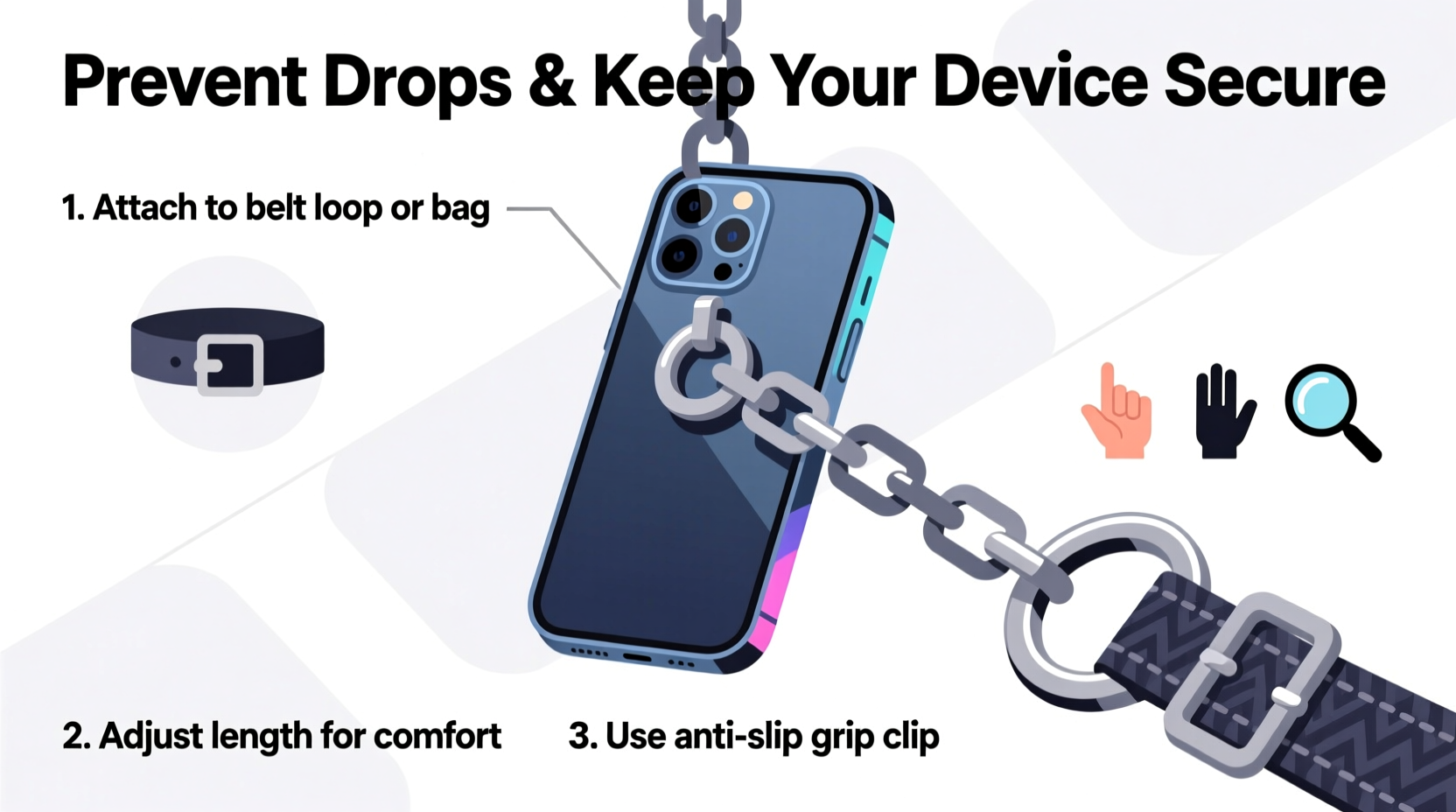ultimate guide to using phone chains prevent drops and keep your device secure