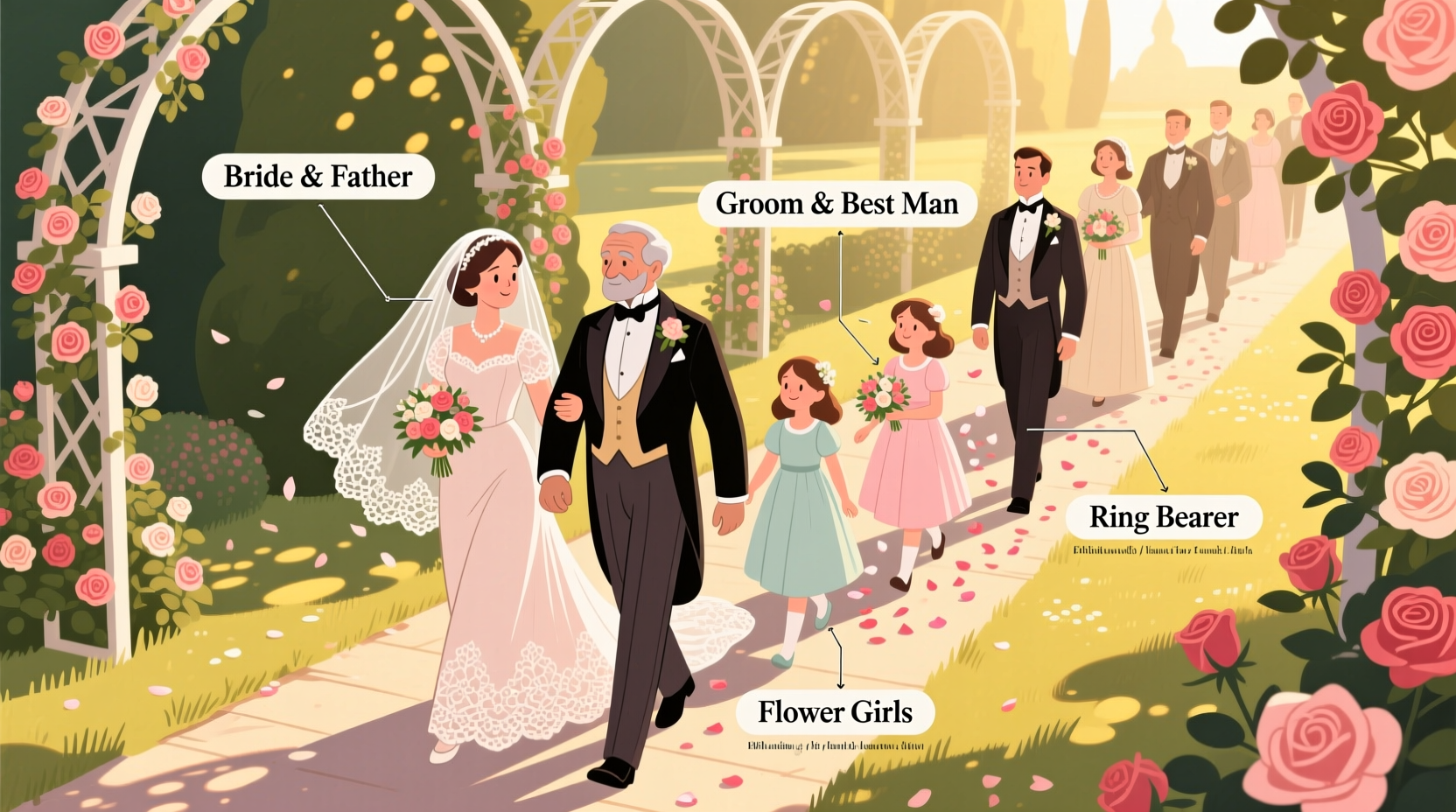 what is the processional in a wedding