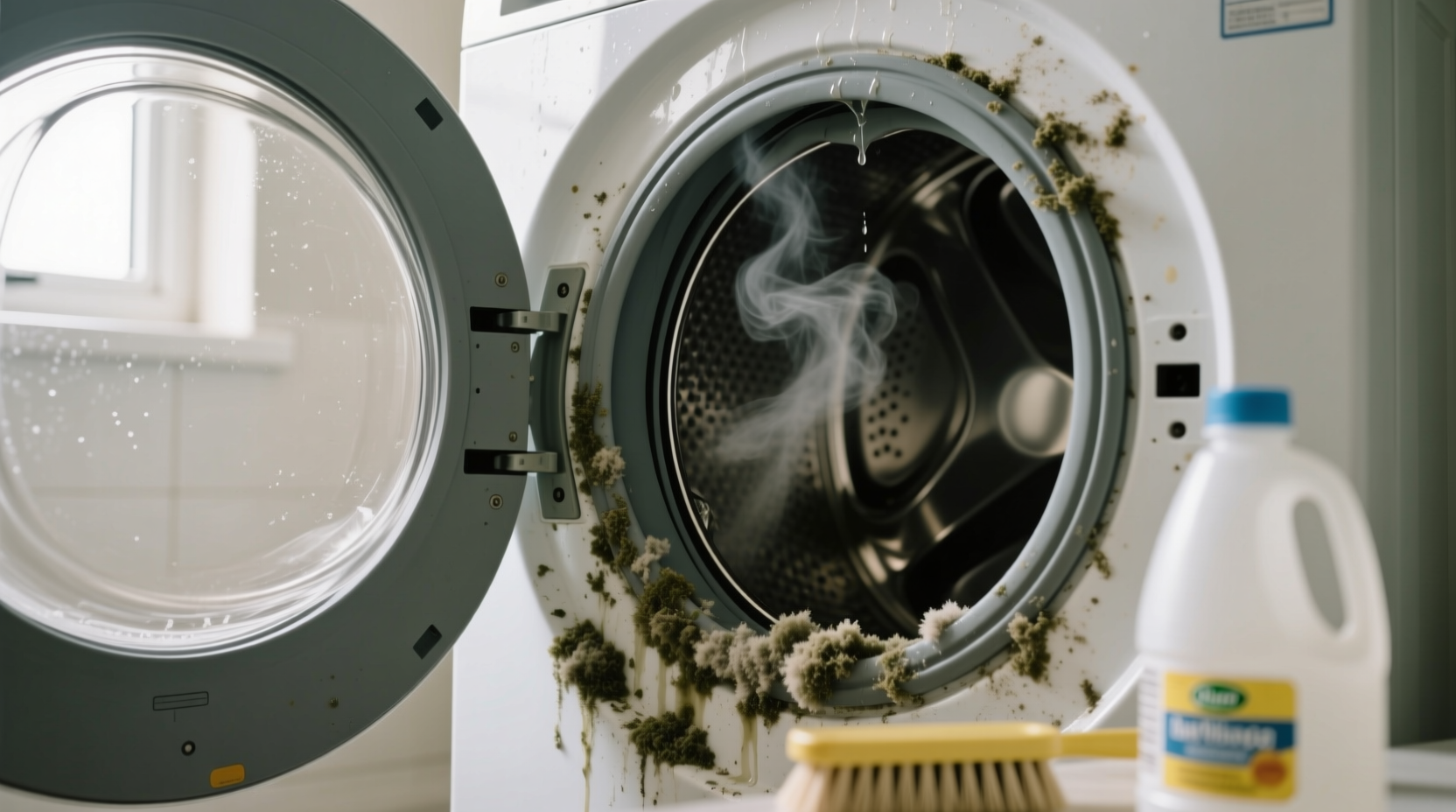 how to clean a smelly washing machine