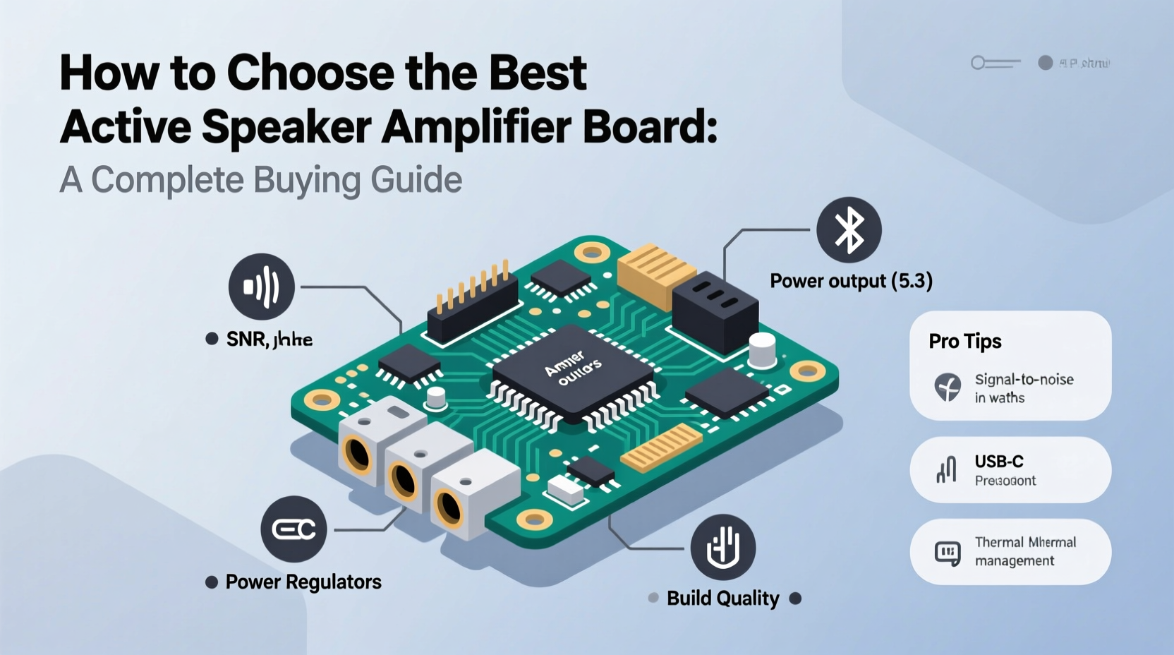 active speaker amplifier board