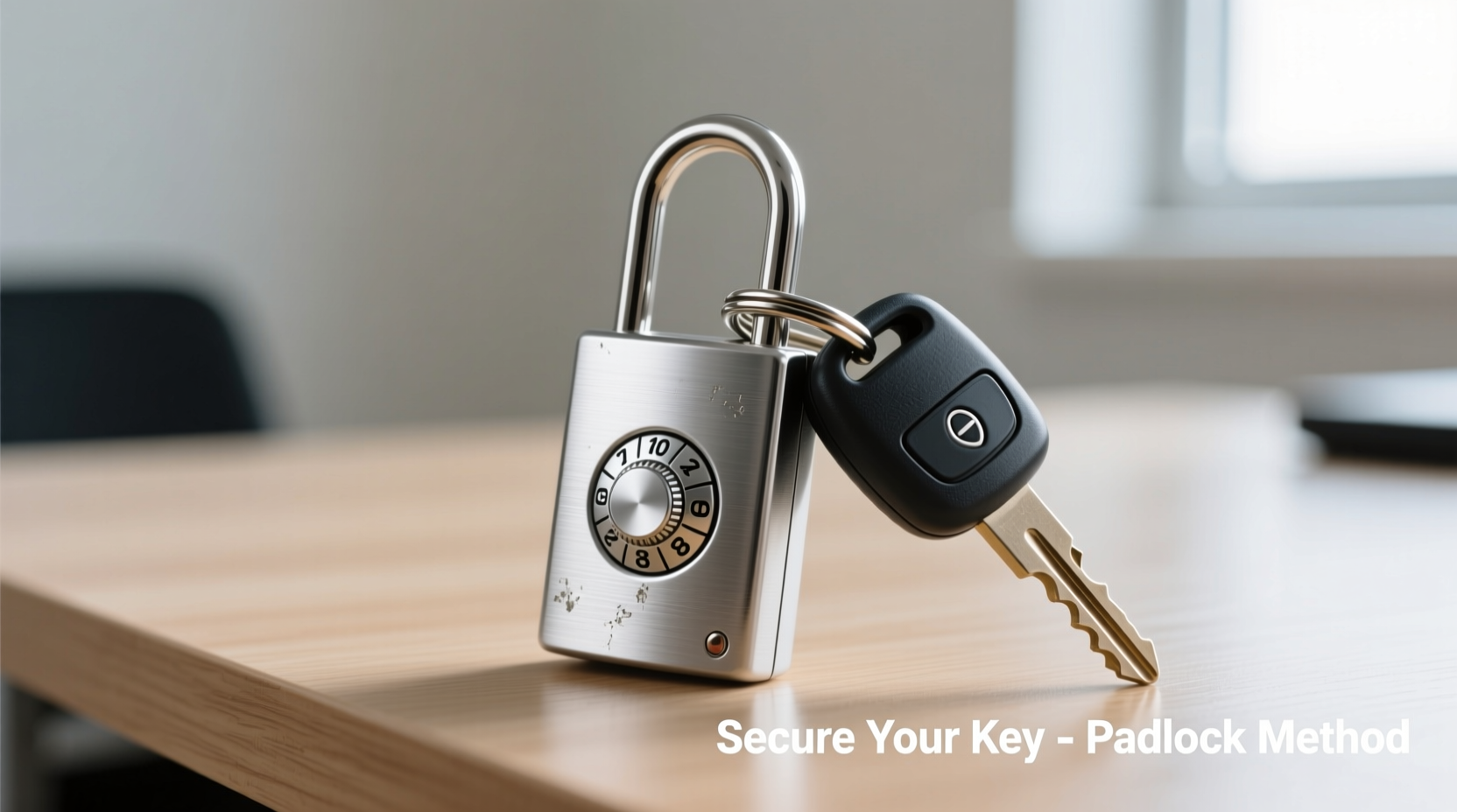 effective ways to secure your car key using a keychain padlock