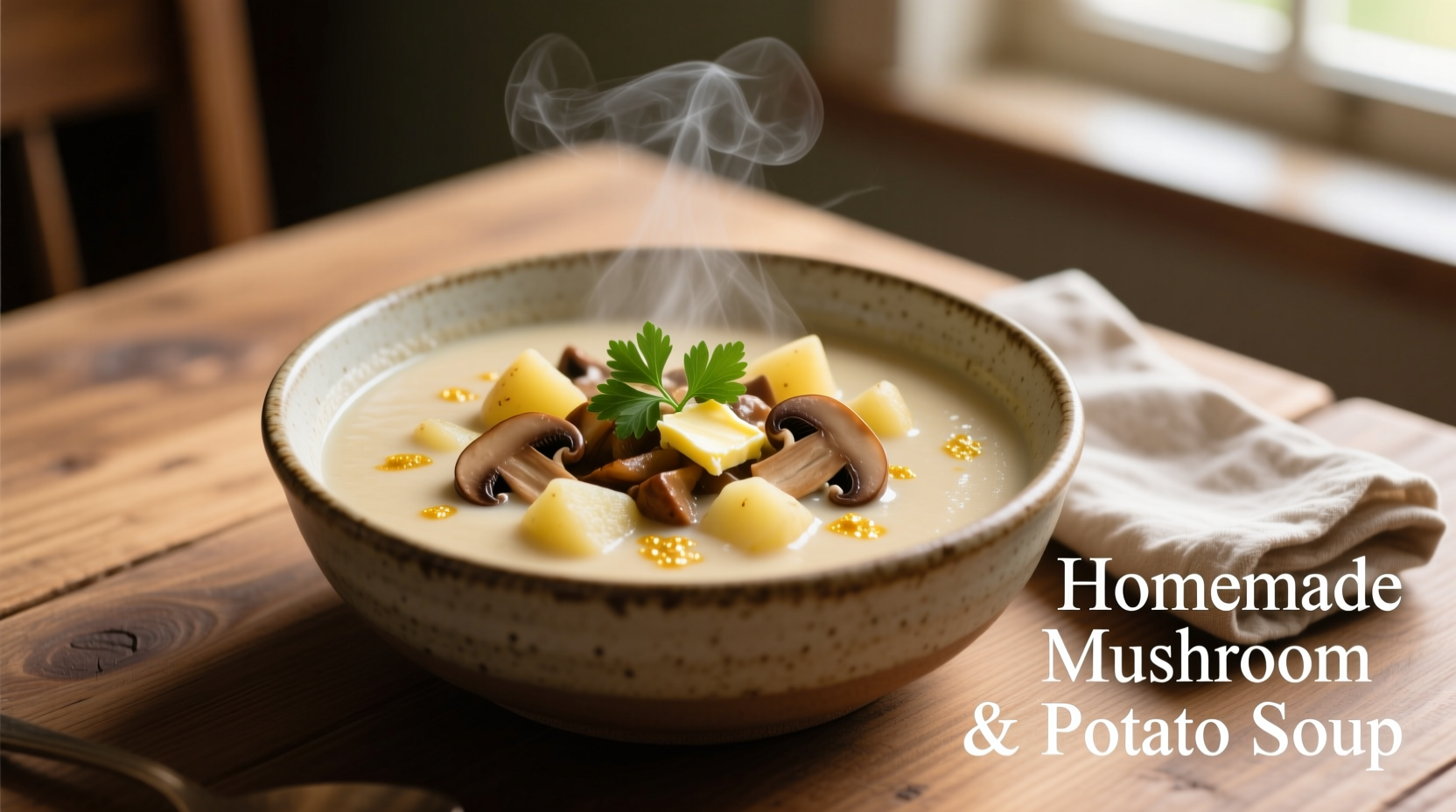 Mushroom Soup Potato: Creamy Recipe Without Dairy