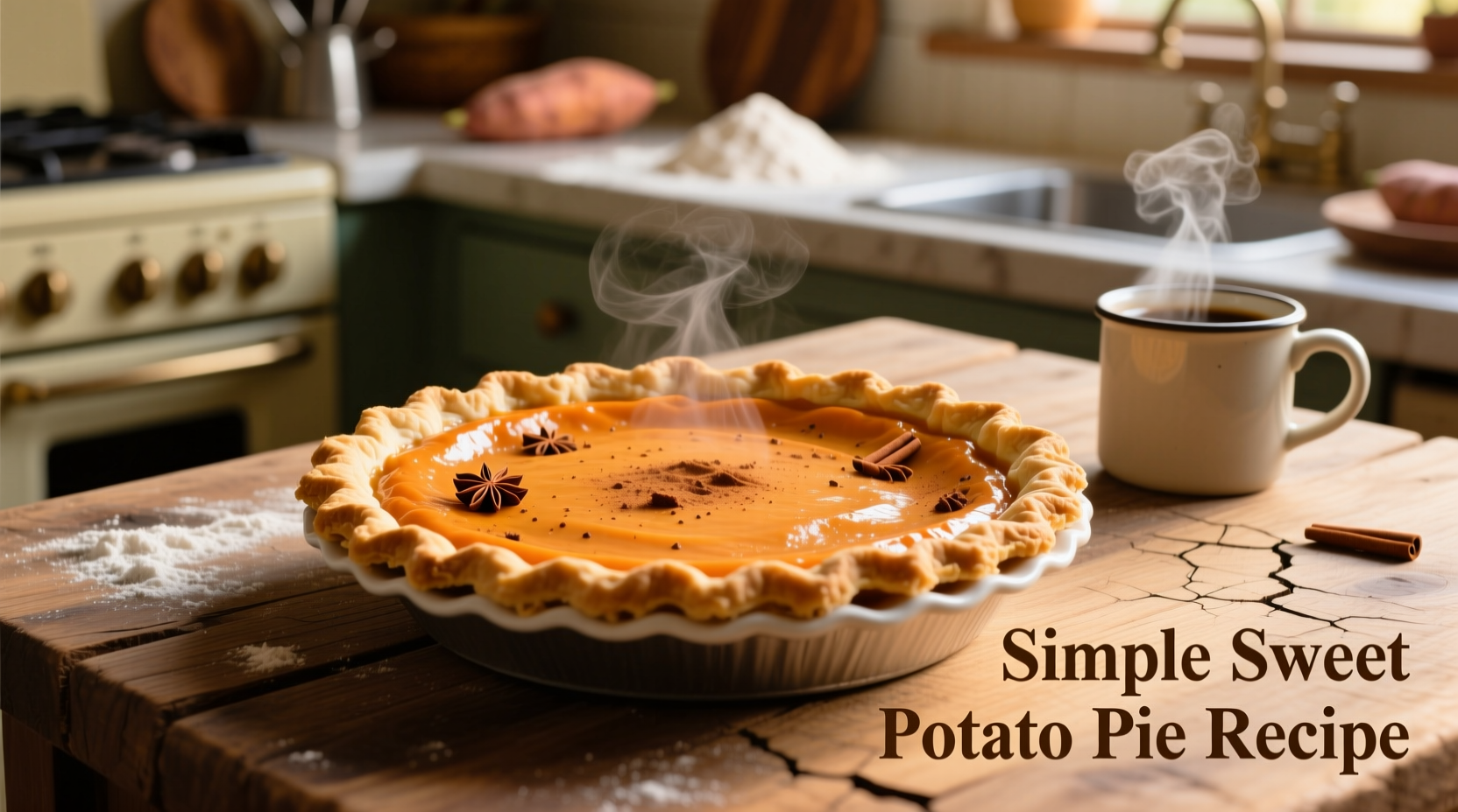 Simple Sweet Potato Pie Recipe: Easy 5-Ingredient Classic