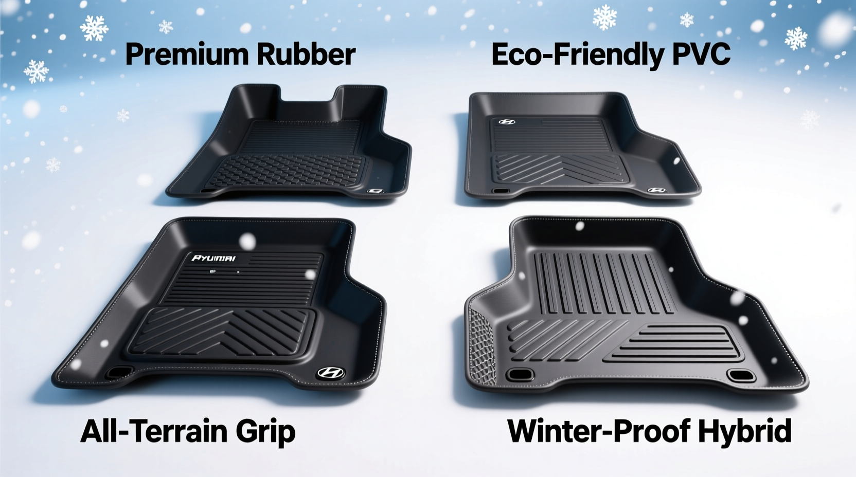 santa fe 2015 floor mats winter test