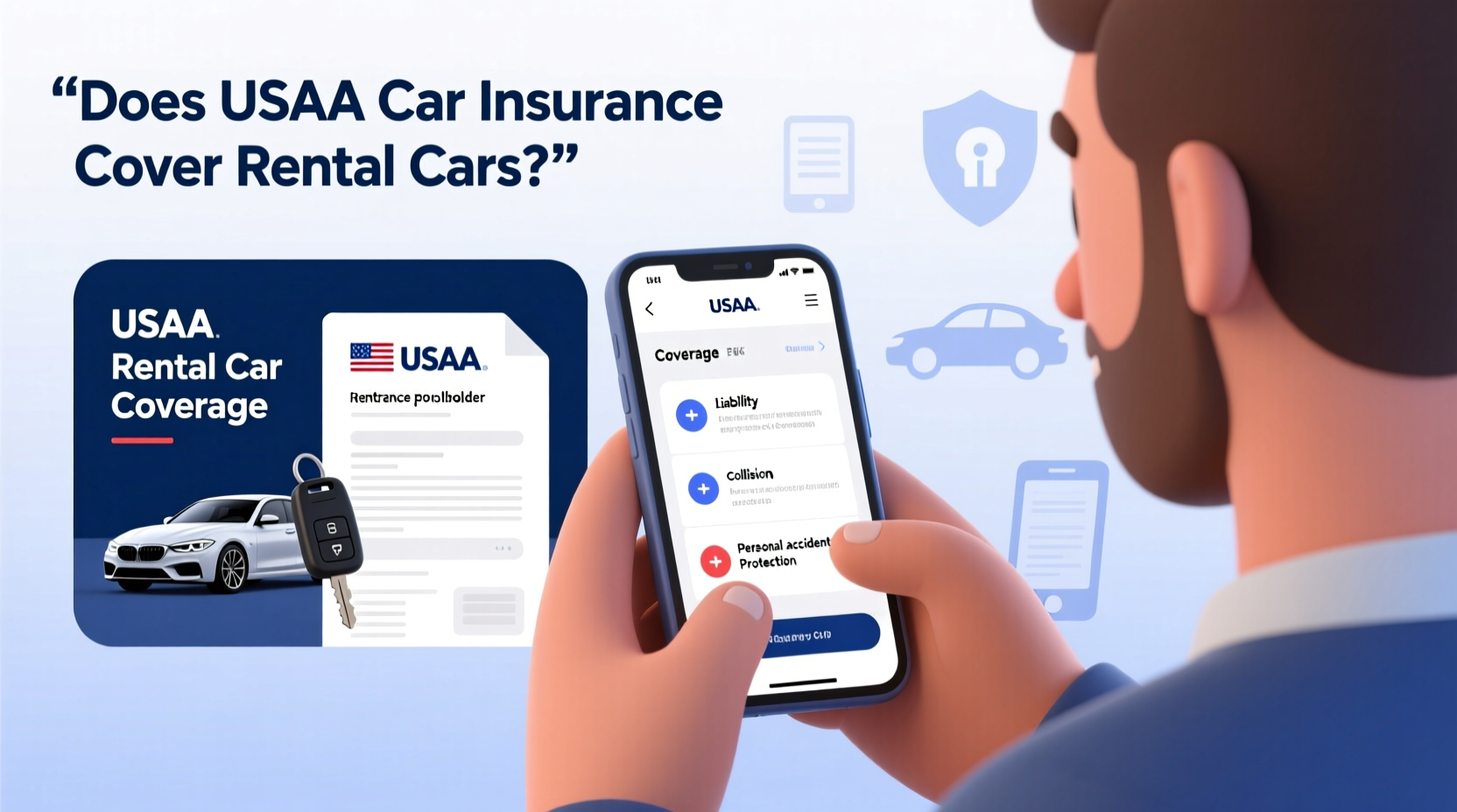 does my usaa car insurance cover rental cars