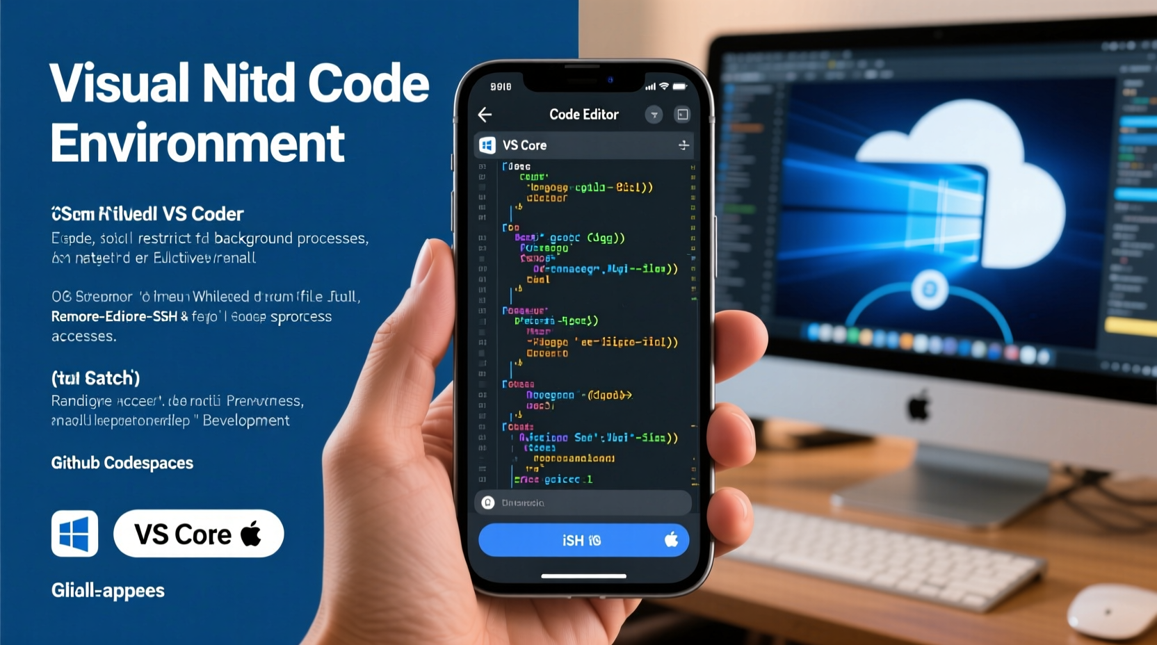 is it actually possible to run full vs code on an iphone whats the catch