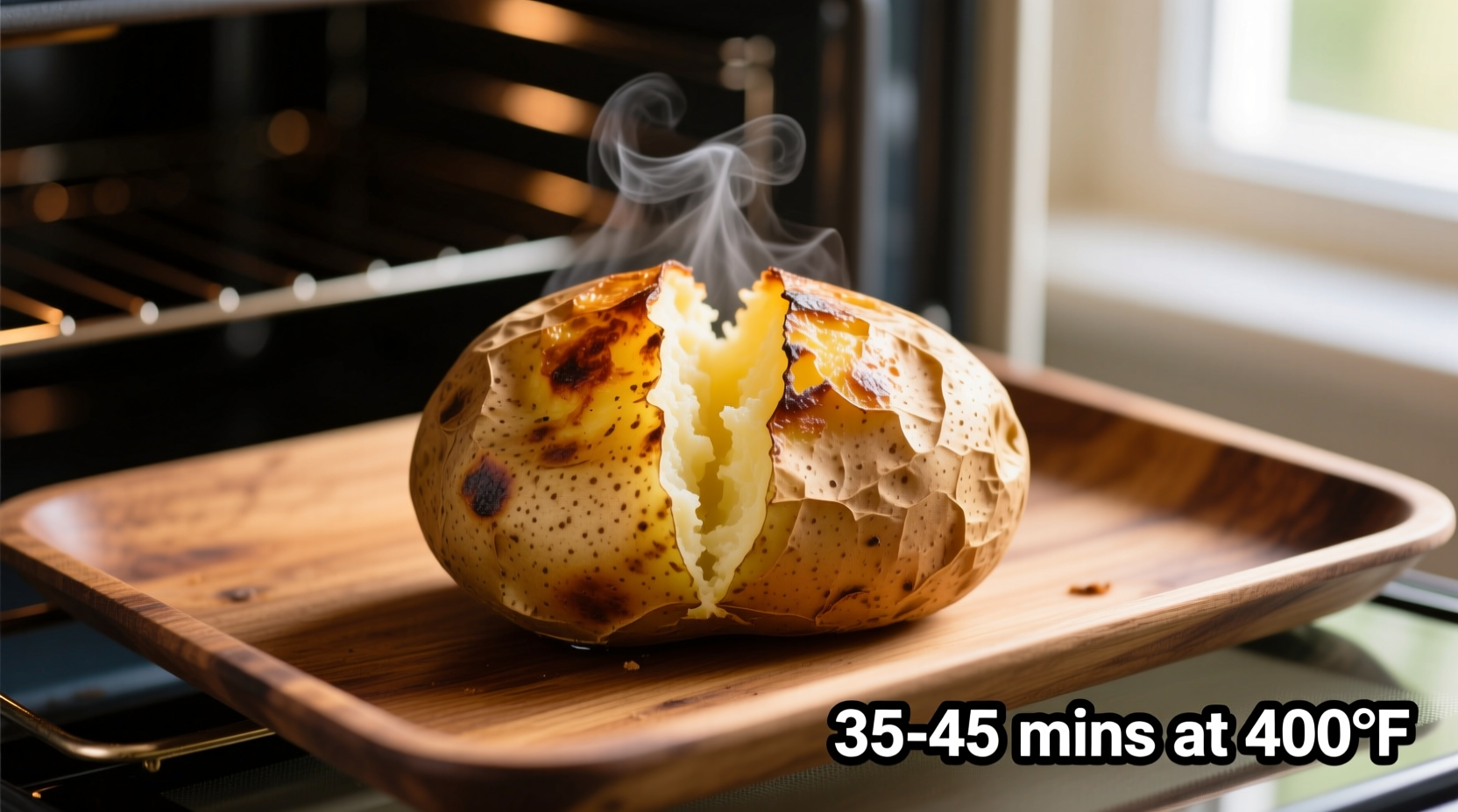 baked potato in oven how long