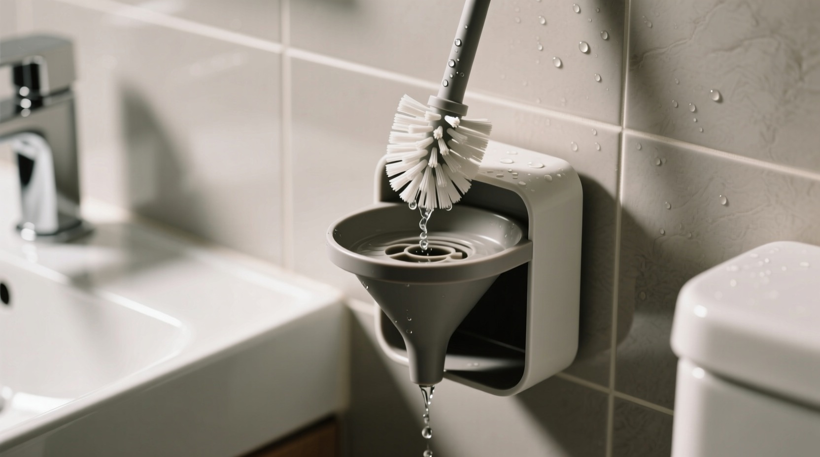 how to stop your toilet brush from dripping everywhere