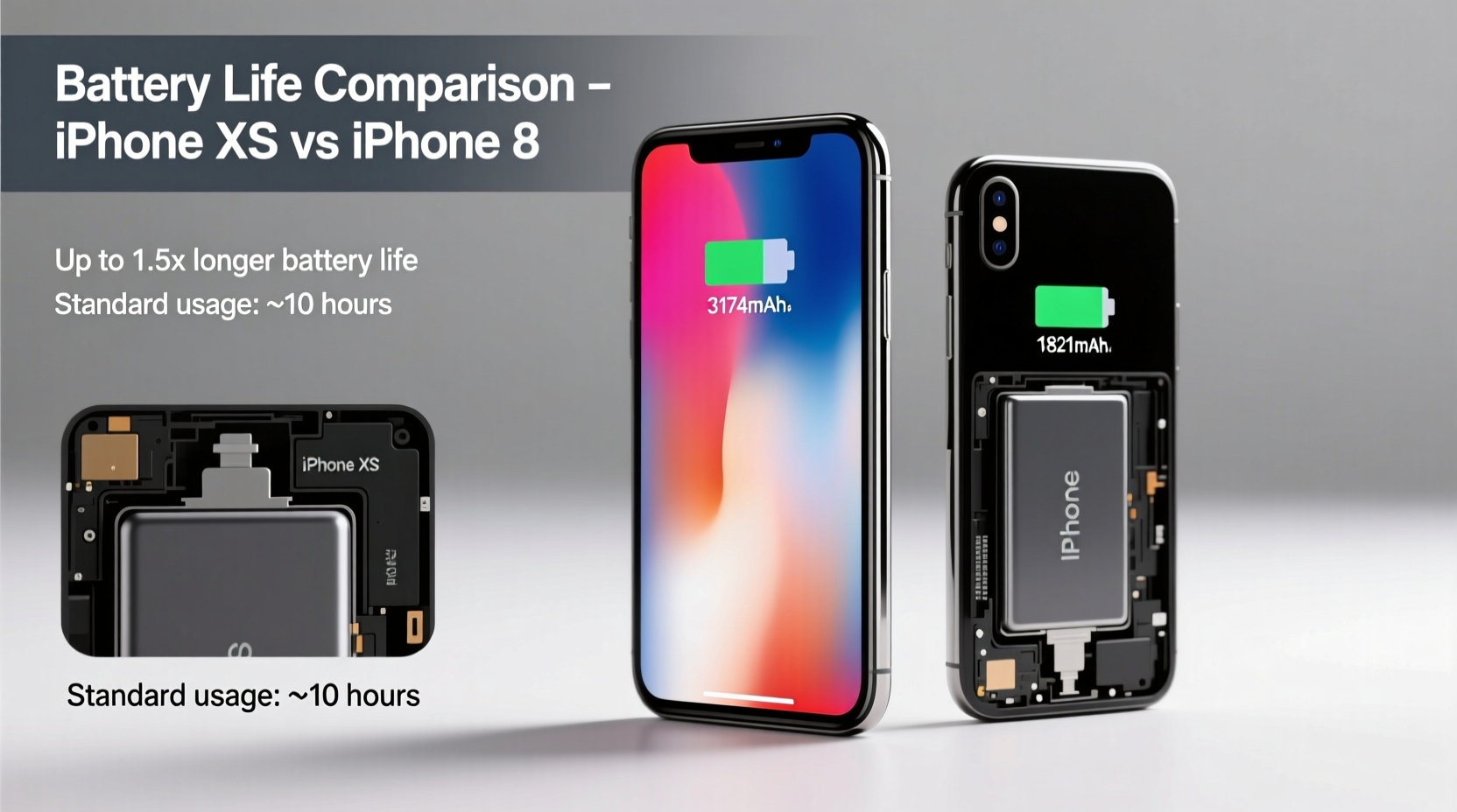 iphone xs vs iphone 8 battery is the upgrade worth it for the longer life