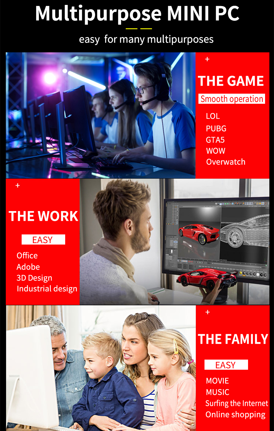 Mini PC Xeon D-1581 16 Core Server Workstation Computers Laptop and Desktops Quadro K620 2G Gaming PC For Gamer Design Rendering