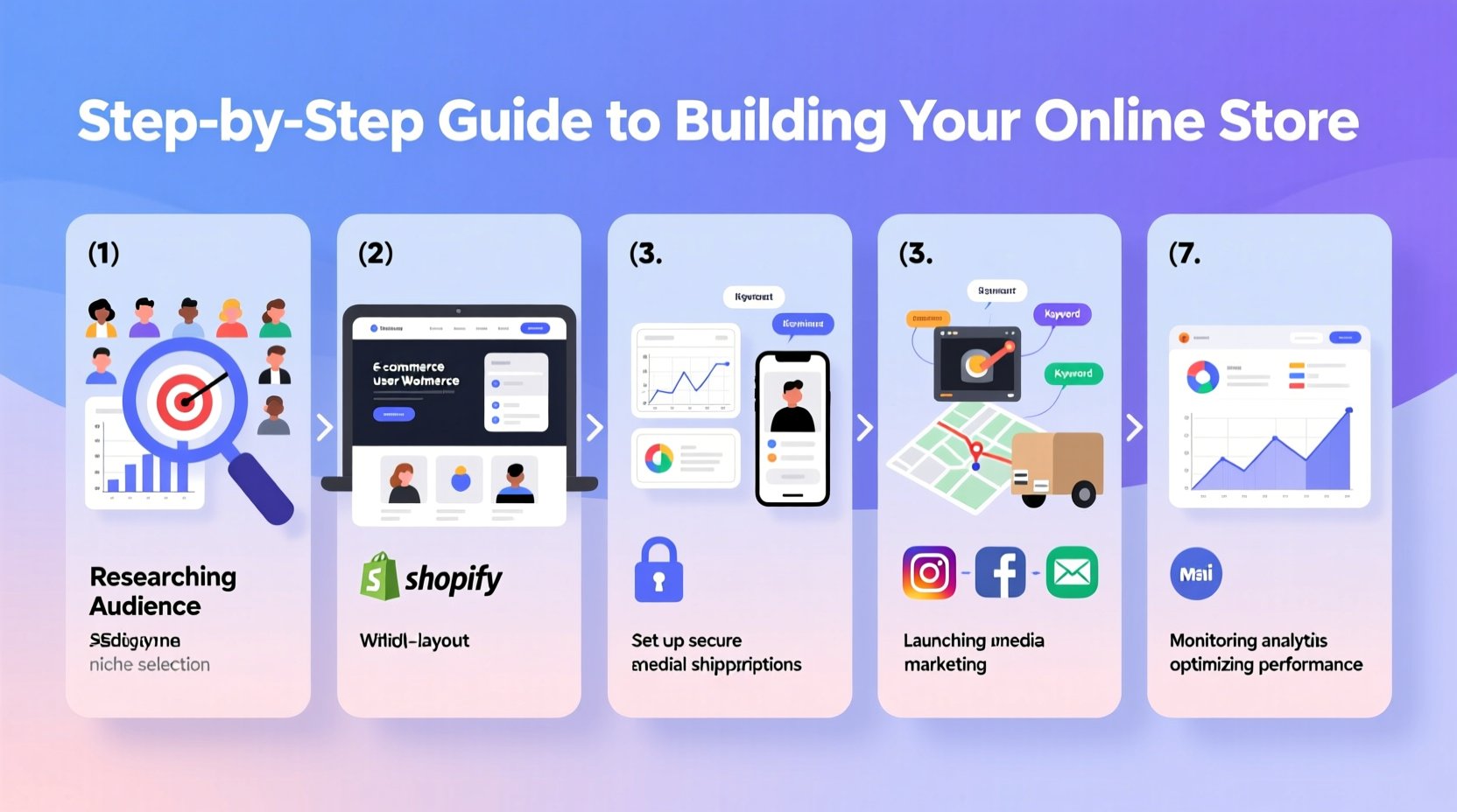 step by step guide to creating a successful online store website from scratch