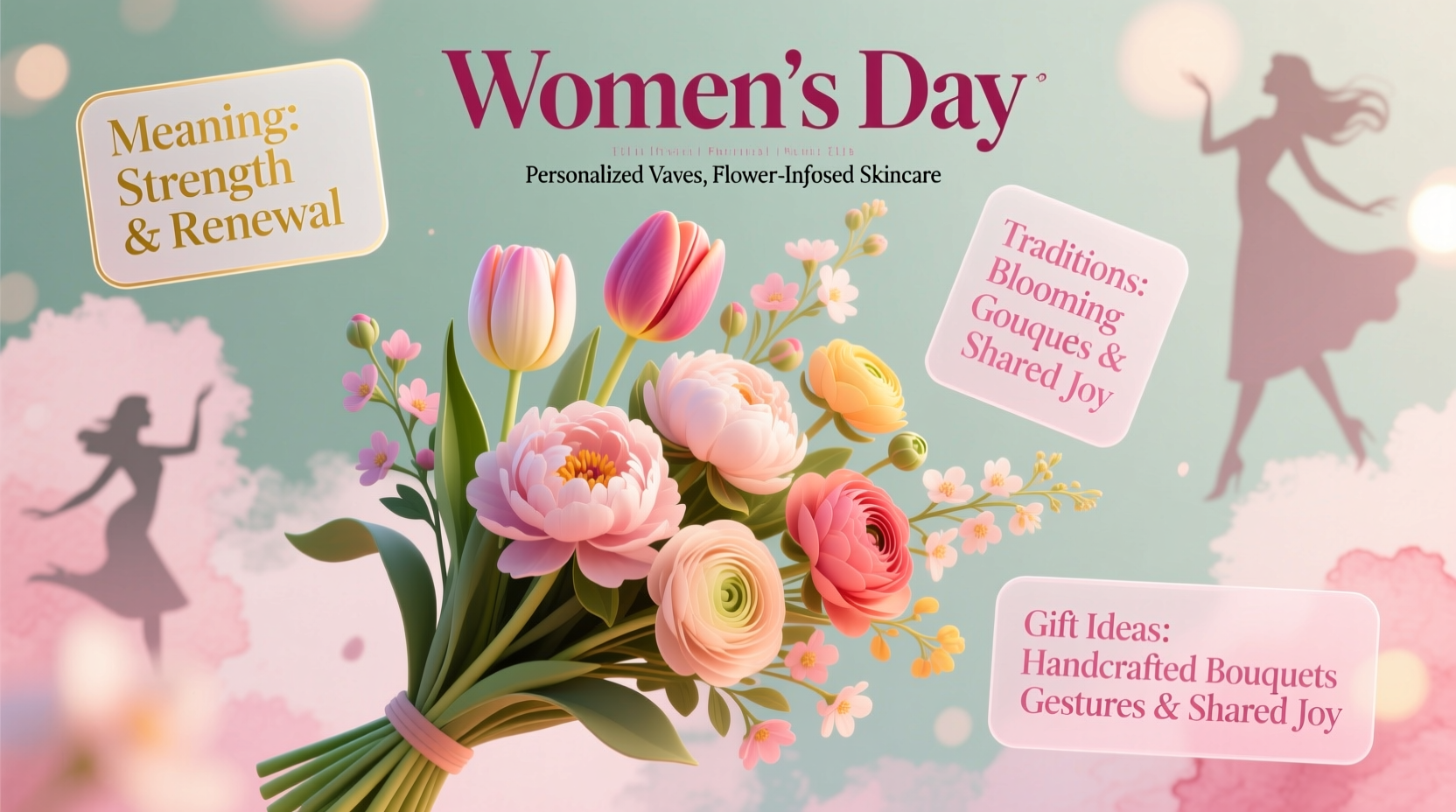 8 march womens day flowers