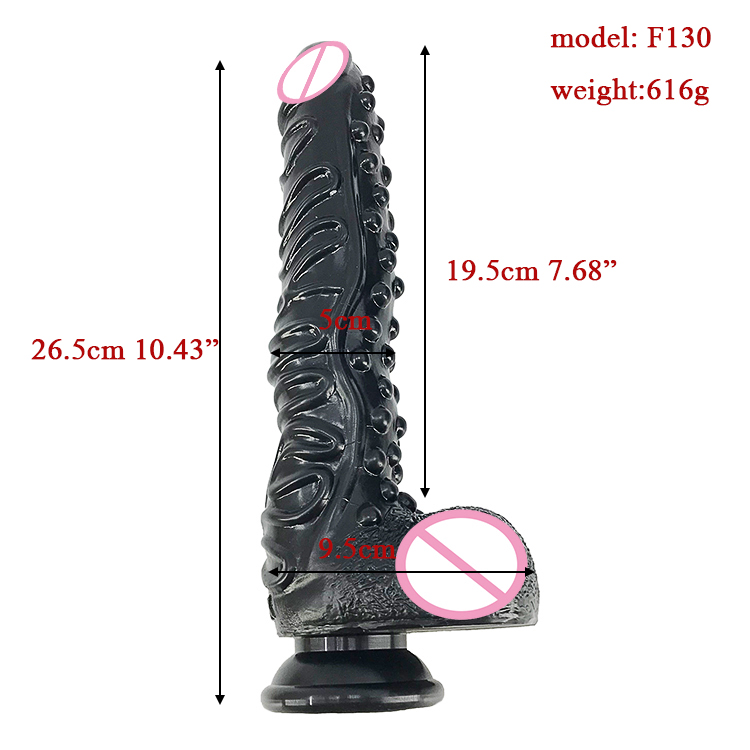 10" long realistic penis suction sex toys faak deep texture fantasy dildo flexible rippled bumpy adult sex toys for female