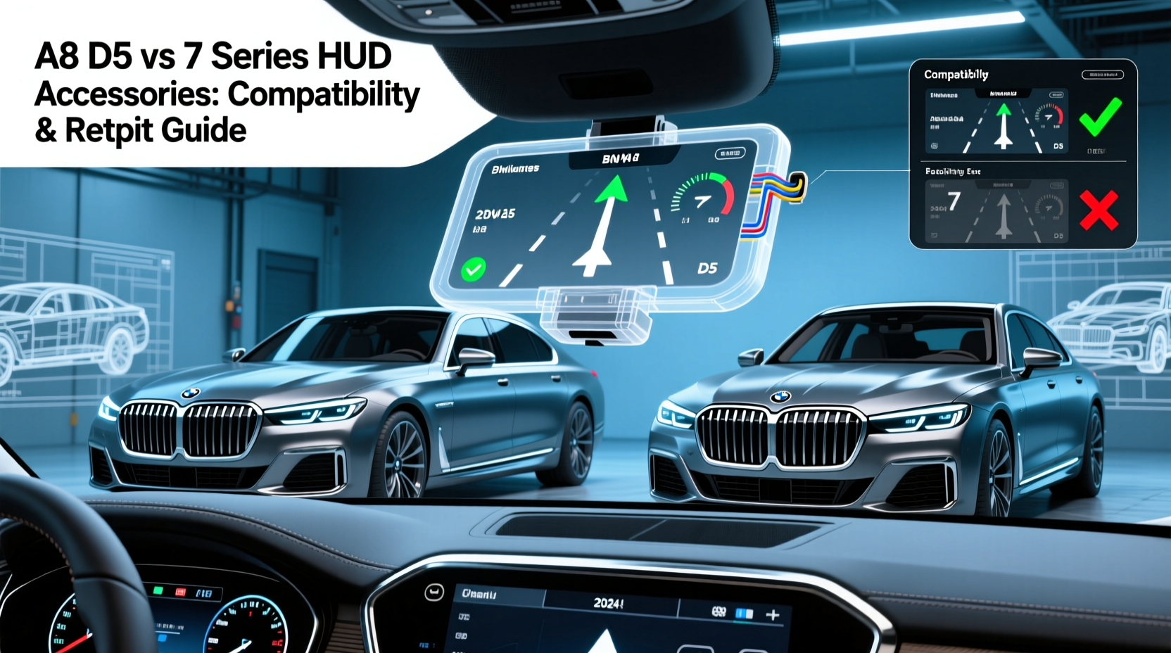 a8 d5 vs 7 series hud accessories