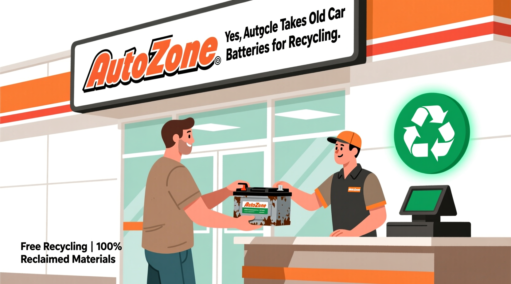does autozone take old car batteries