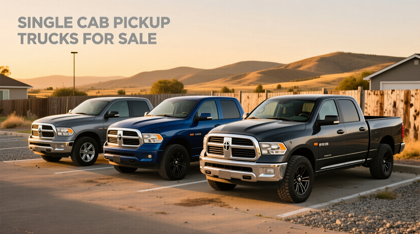 How to Choose Single Cab Pickup Trucks for Sale