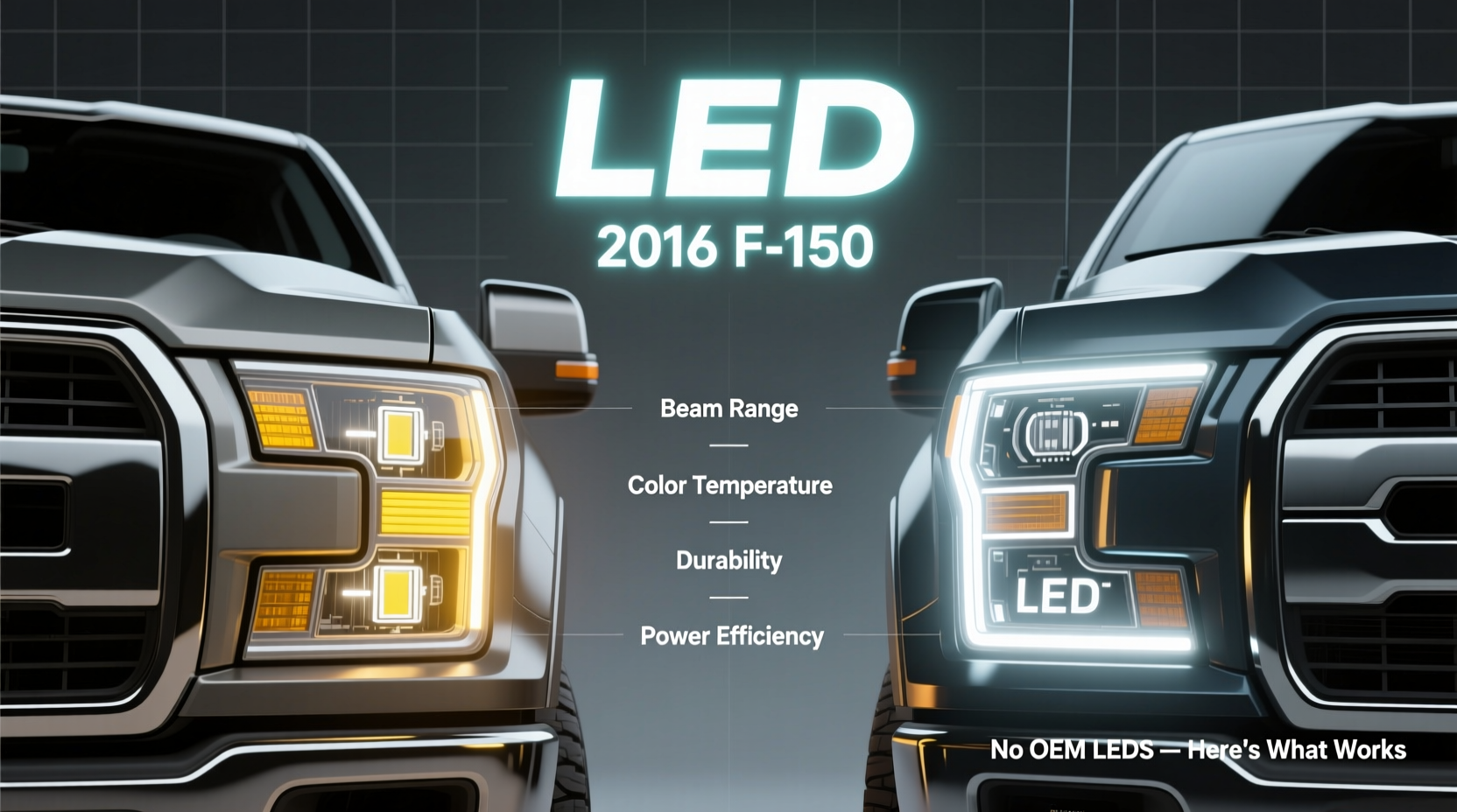 2016 f150 led headlight comparison