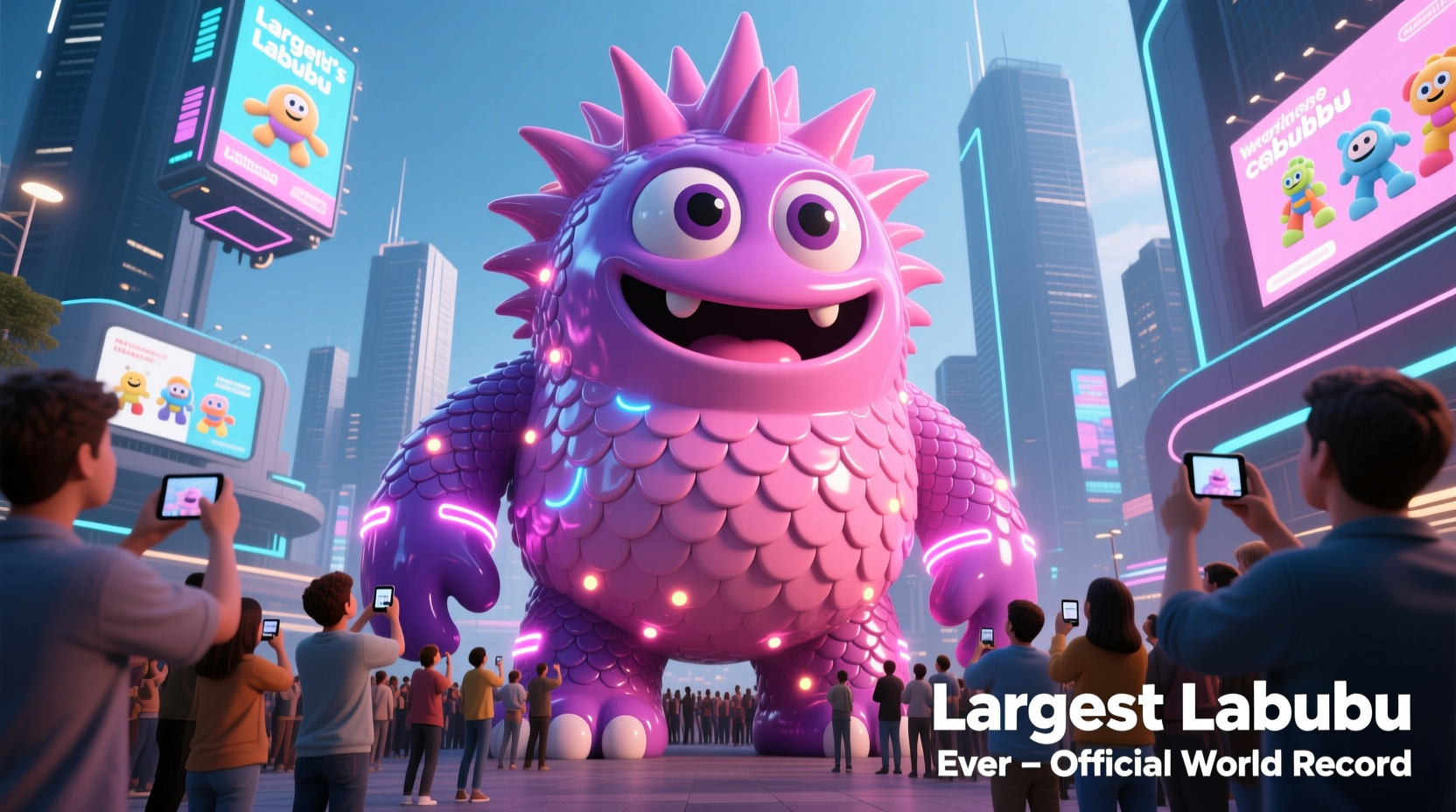 what is the biggest labubu in the world