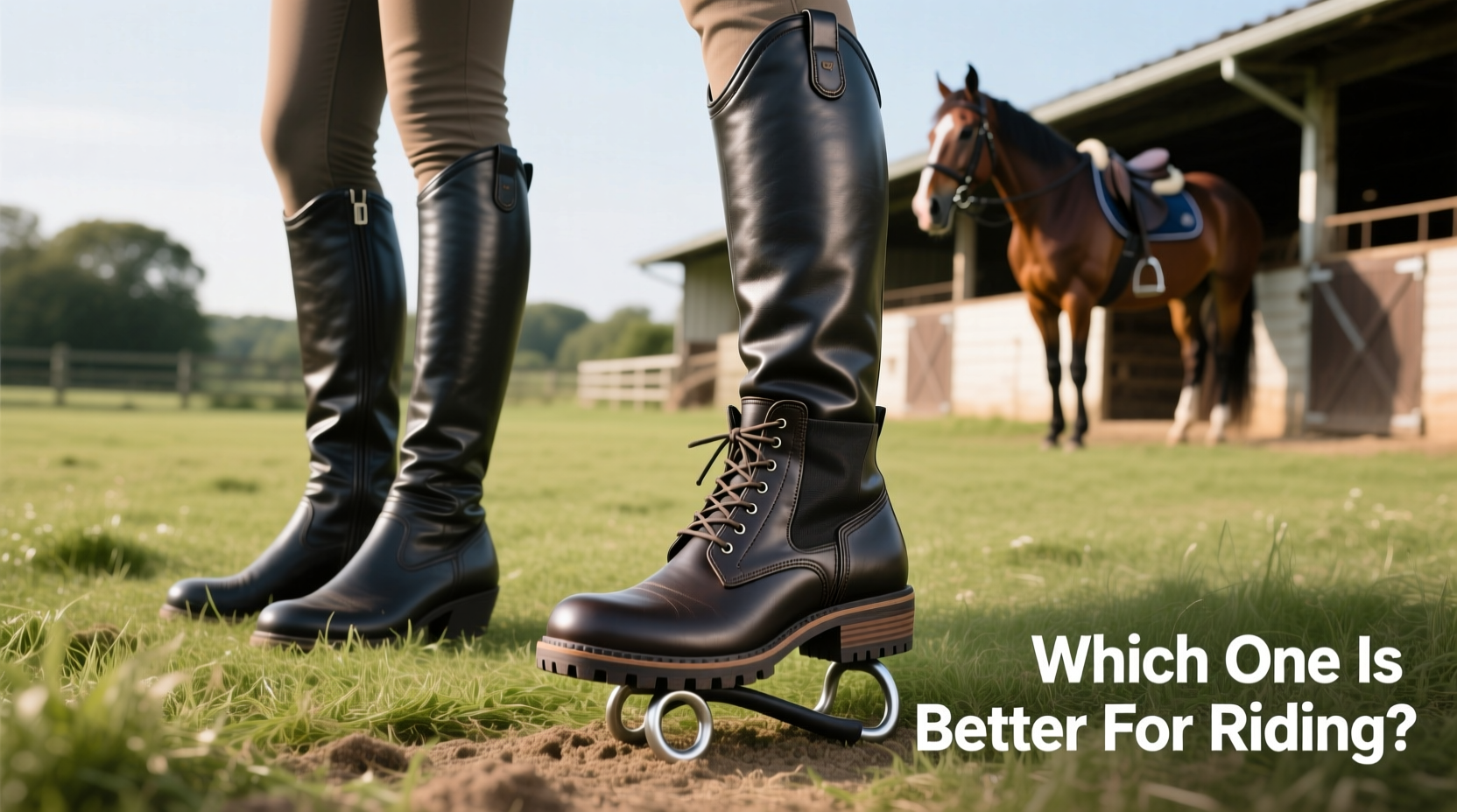 knee high vs riding boots which ones are actually better for riding and not just looking cute