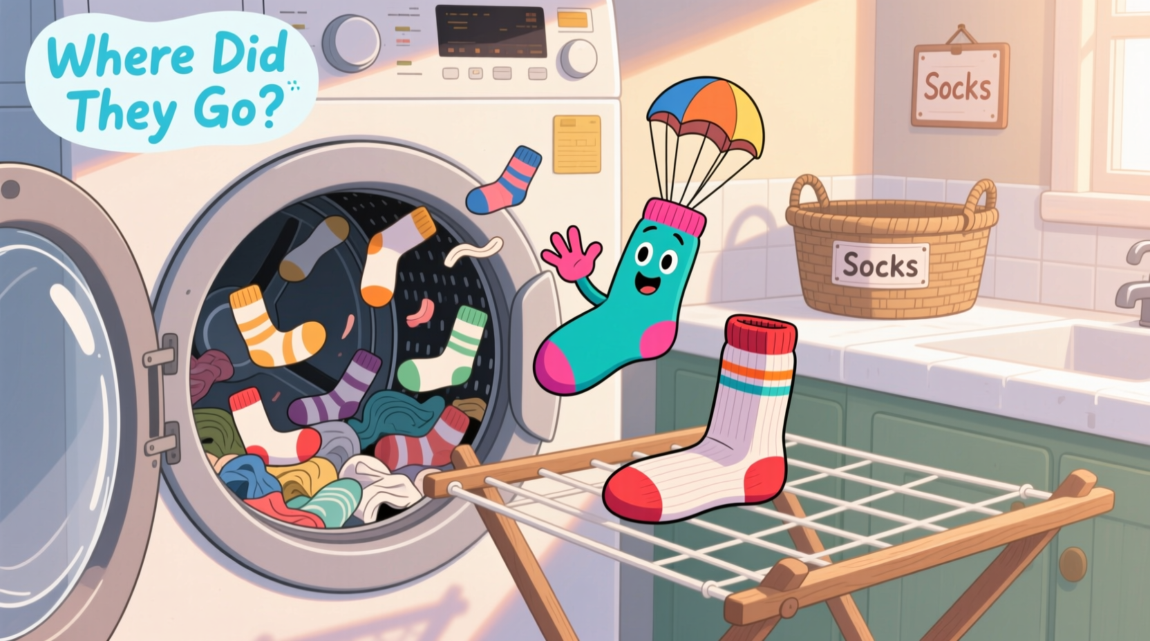 how to avoid losing your socks in the laundry