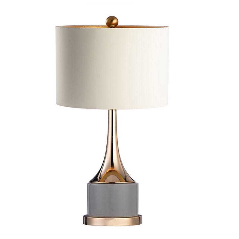 Postmodern fashion simple creative marble base home designer model room soft decoration bedside art table lamp