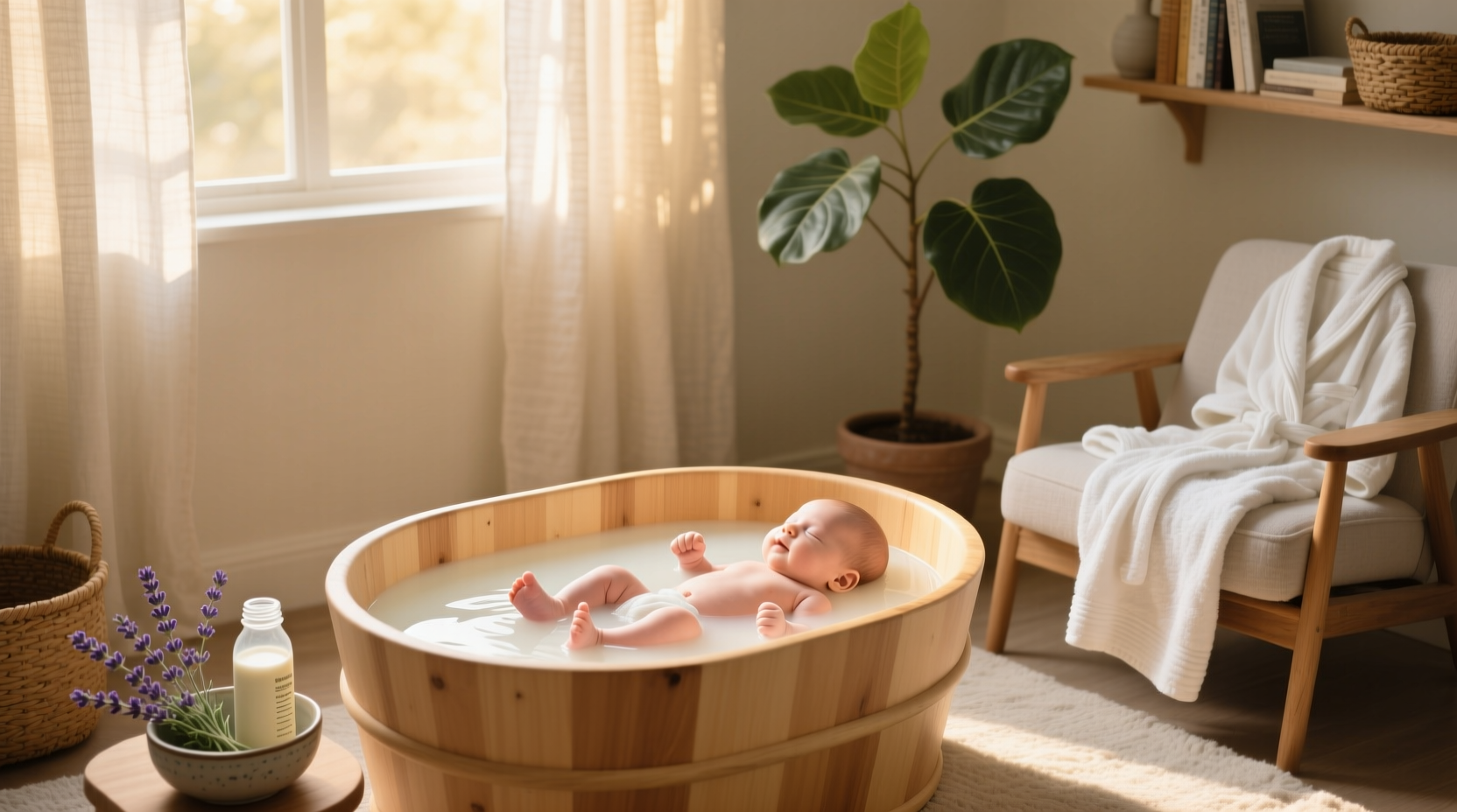 baby milk bath guide