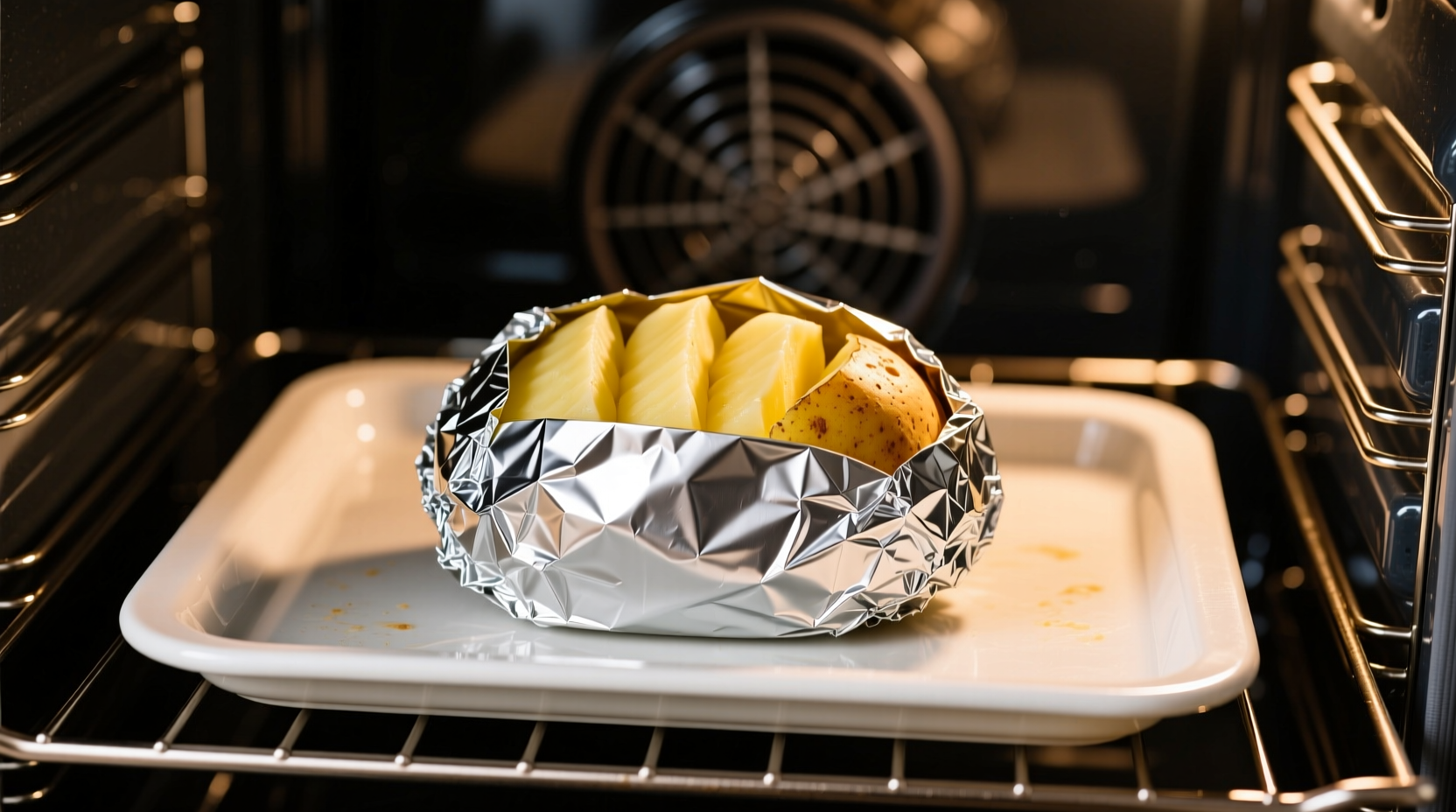 Baked Potato No Foil in Oven: Crispy Skin Method