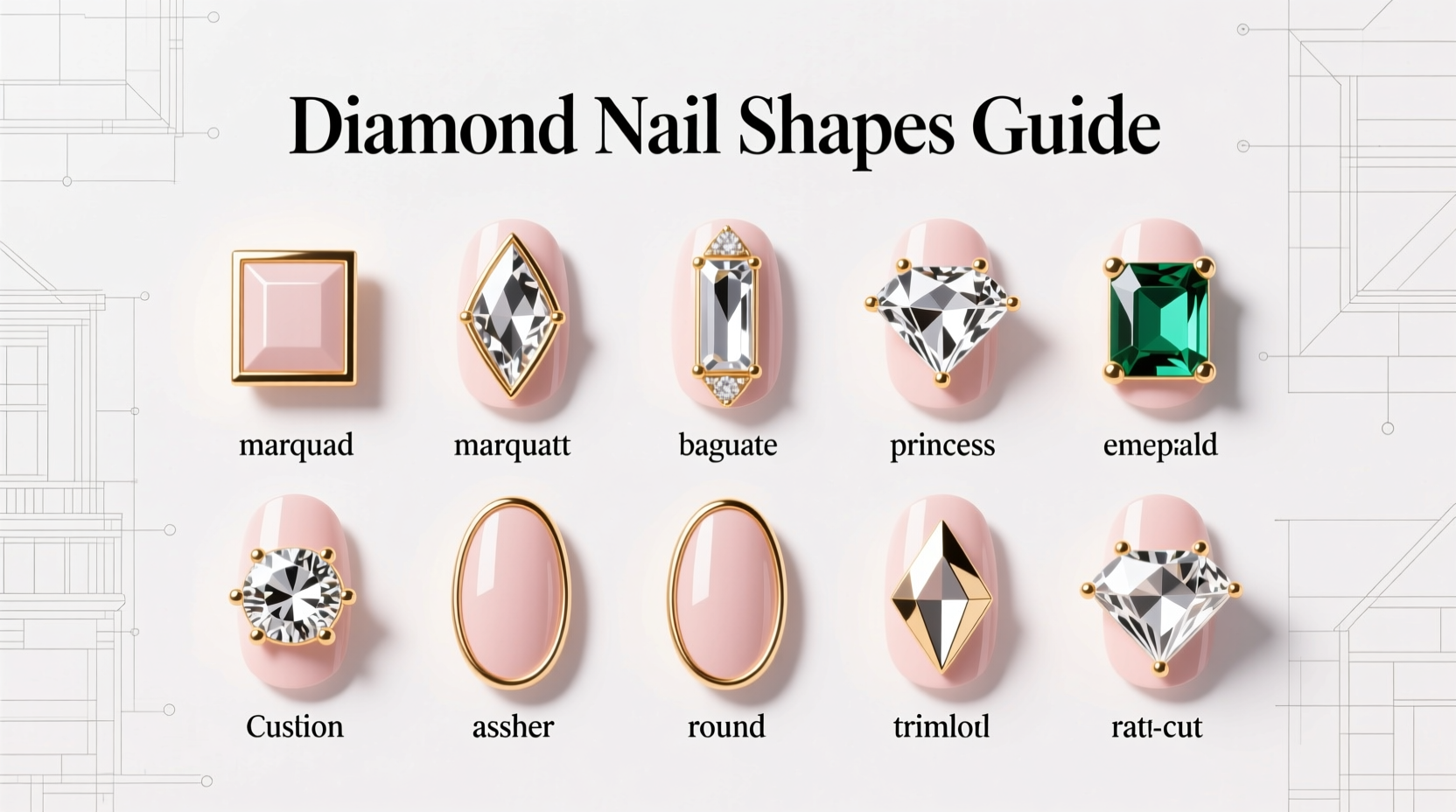 ultimate guide to selecting the perfect nail art diamond shapes for every style and occasion