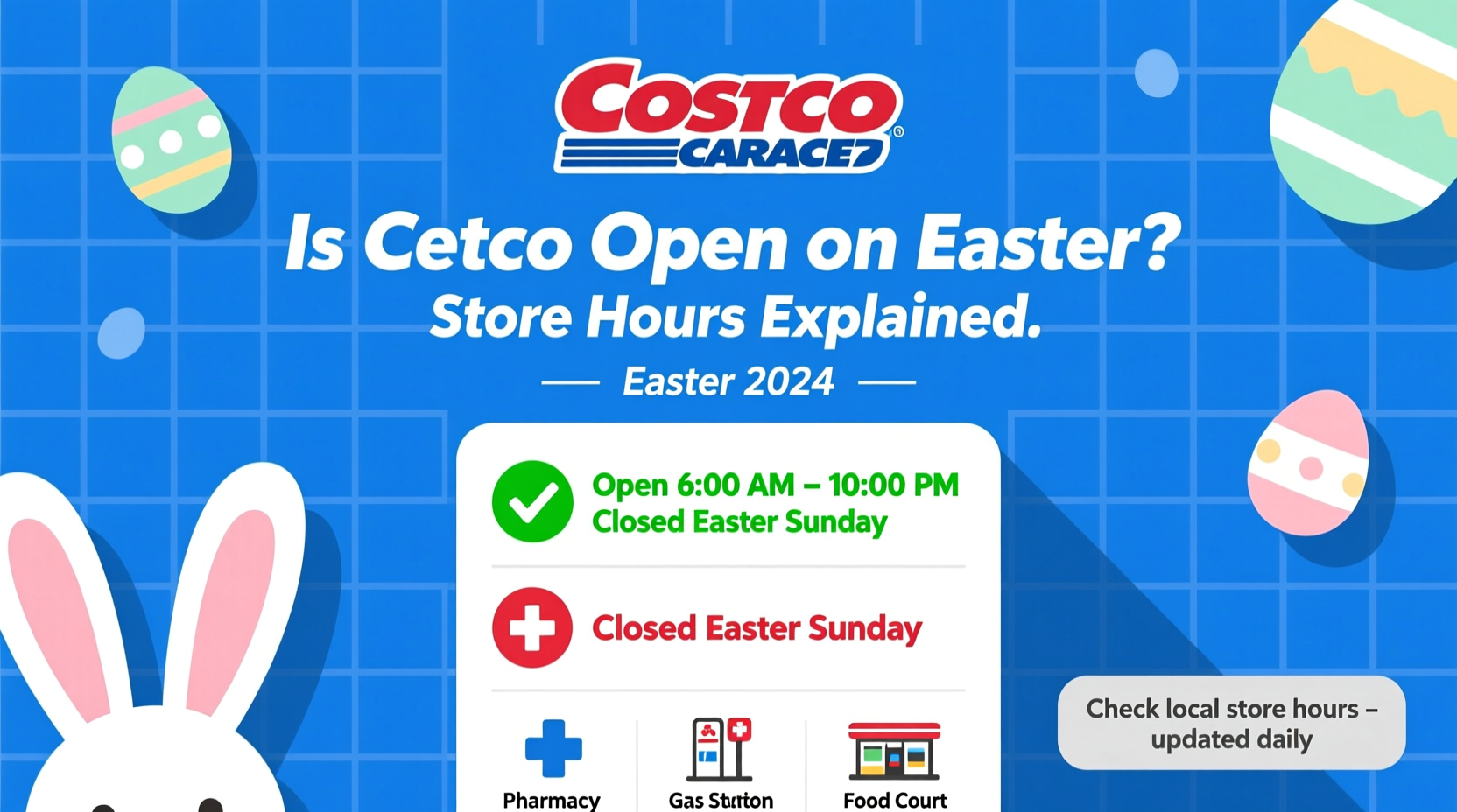 is cistco open on easter