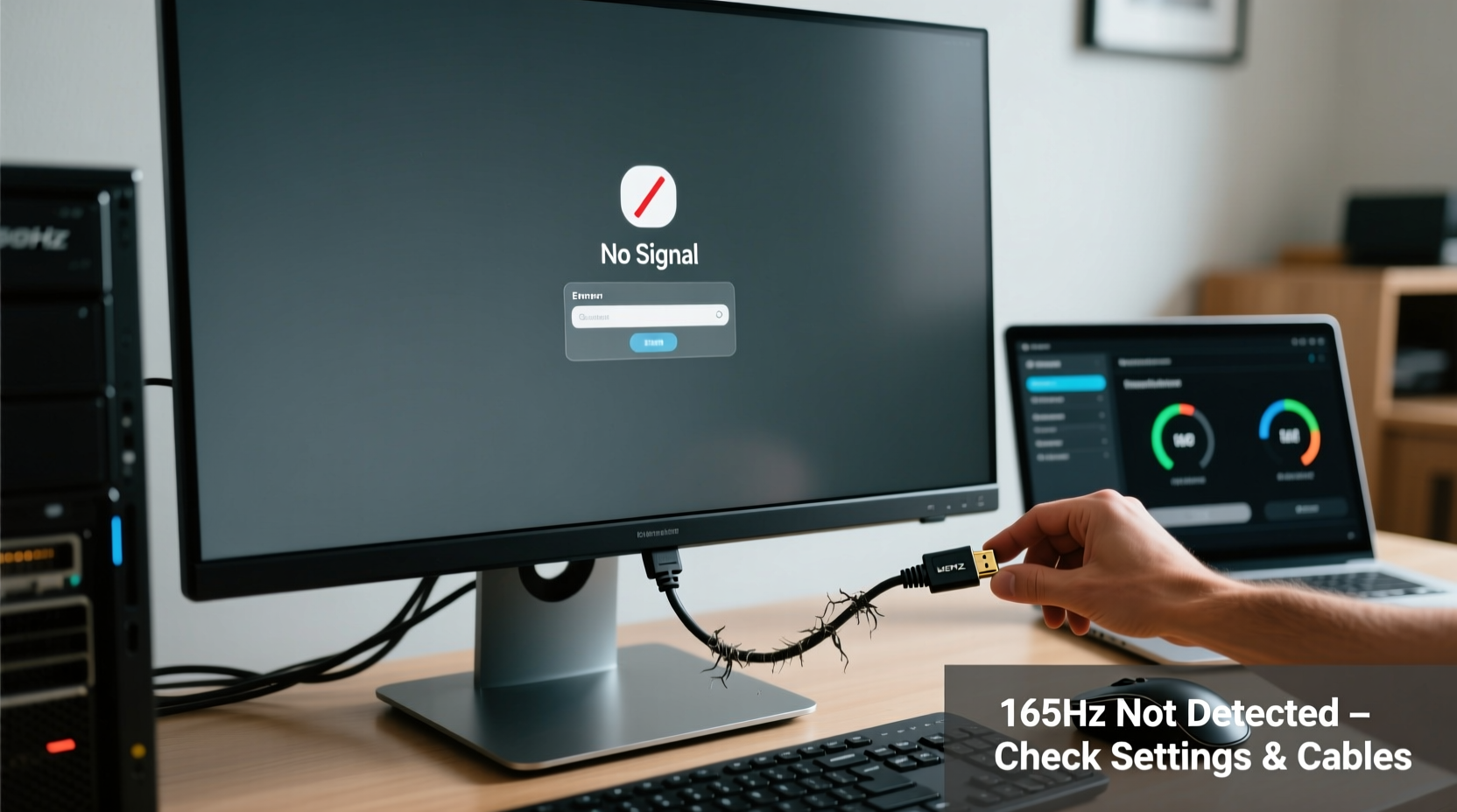 monitor not displaying 165hz troubleshooting refresh rate issues
