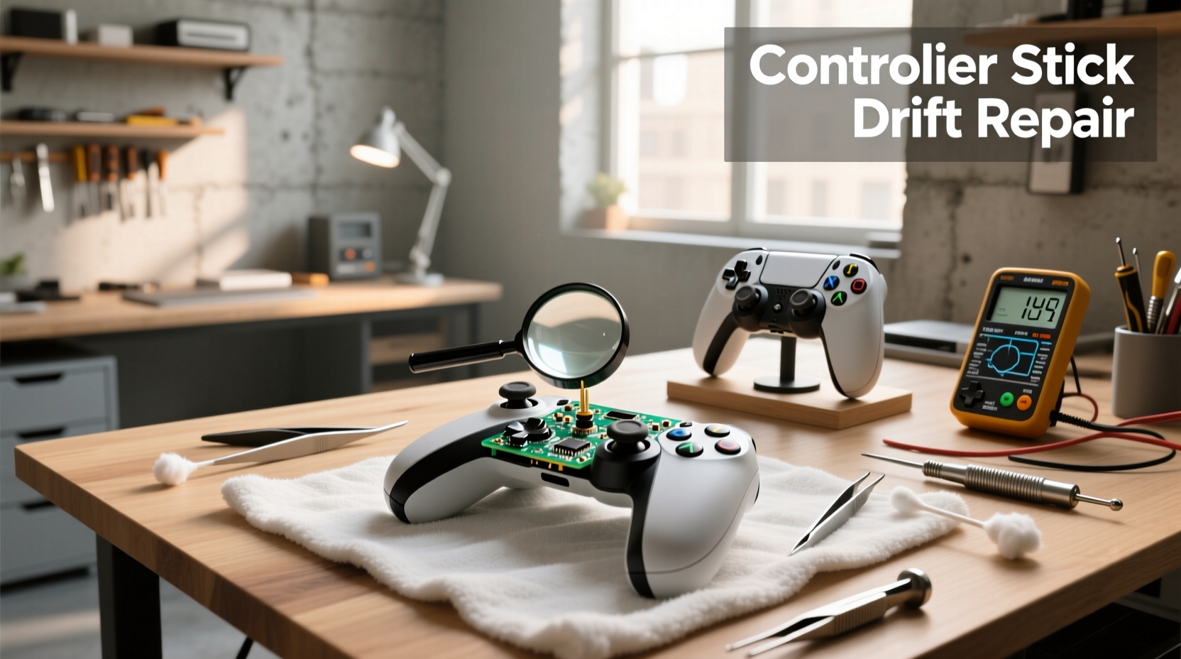 How to Fix Controller Stick Drift — Hardware vs. Software Guide