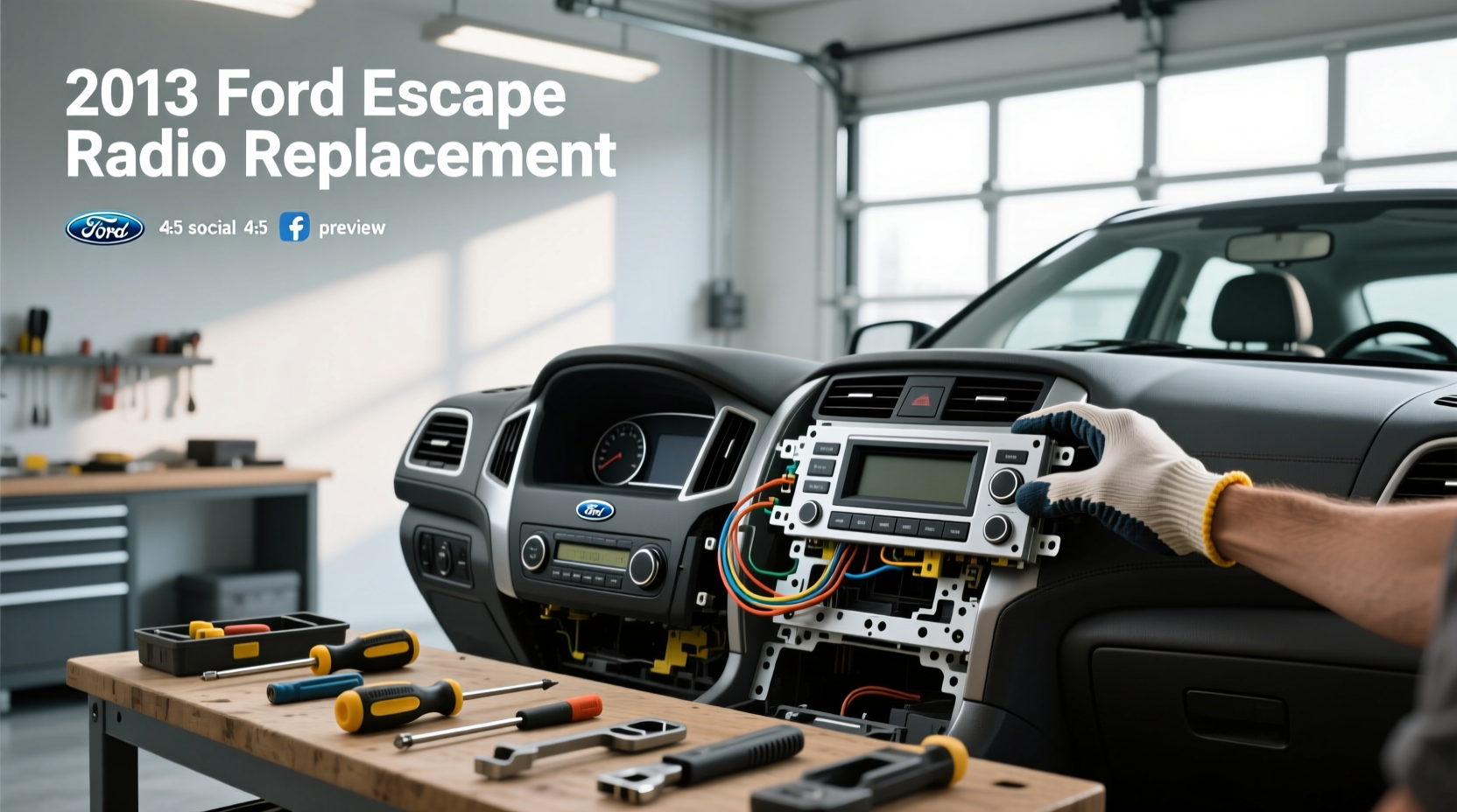 2013 ford escape radio replacement guide