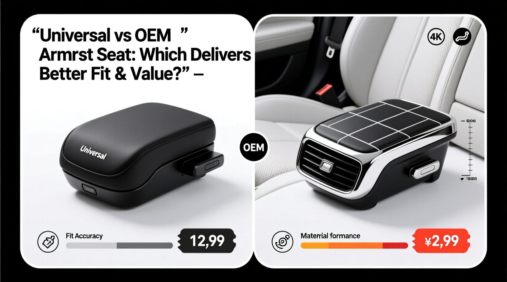 universal vs oem armrest seat