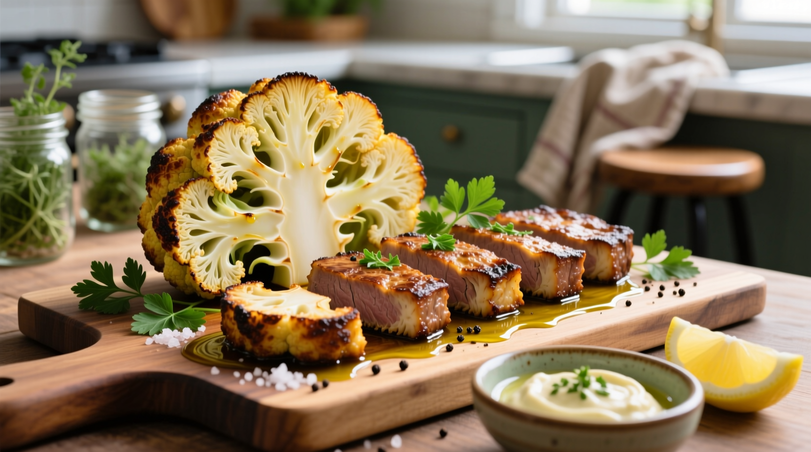 roasted cauliflower steak recipes