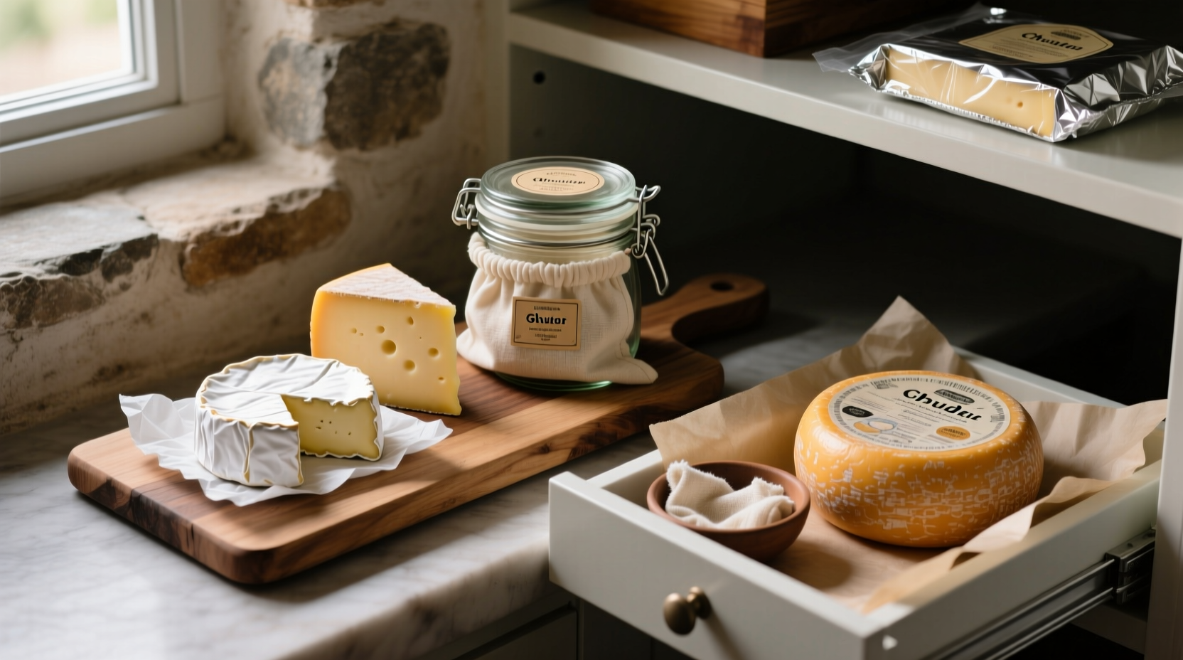 how to store cheese