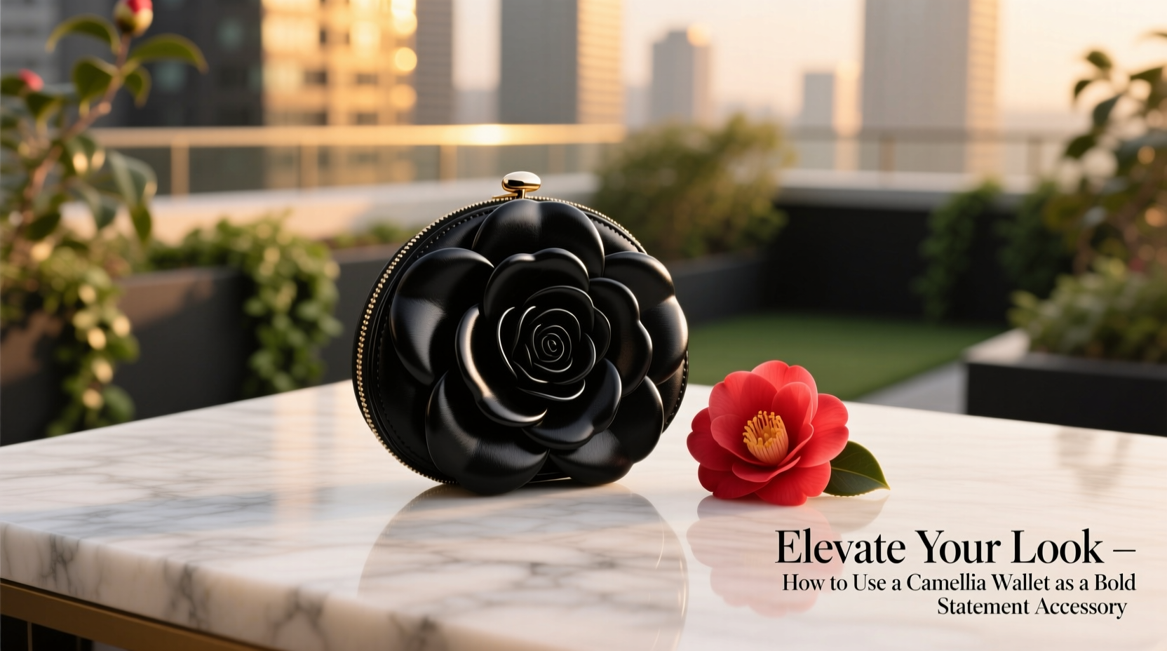elevate your look how to use a camellia wallet as a bold statement accessory