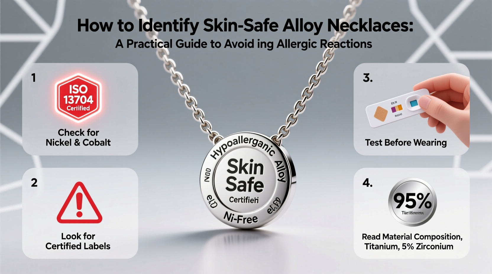how to identify skin safe alloy necklaces a practical guide to avoiding allergic reactions