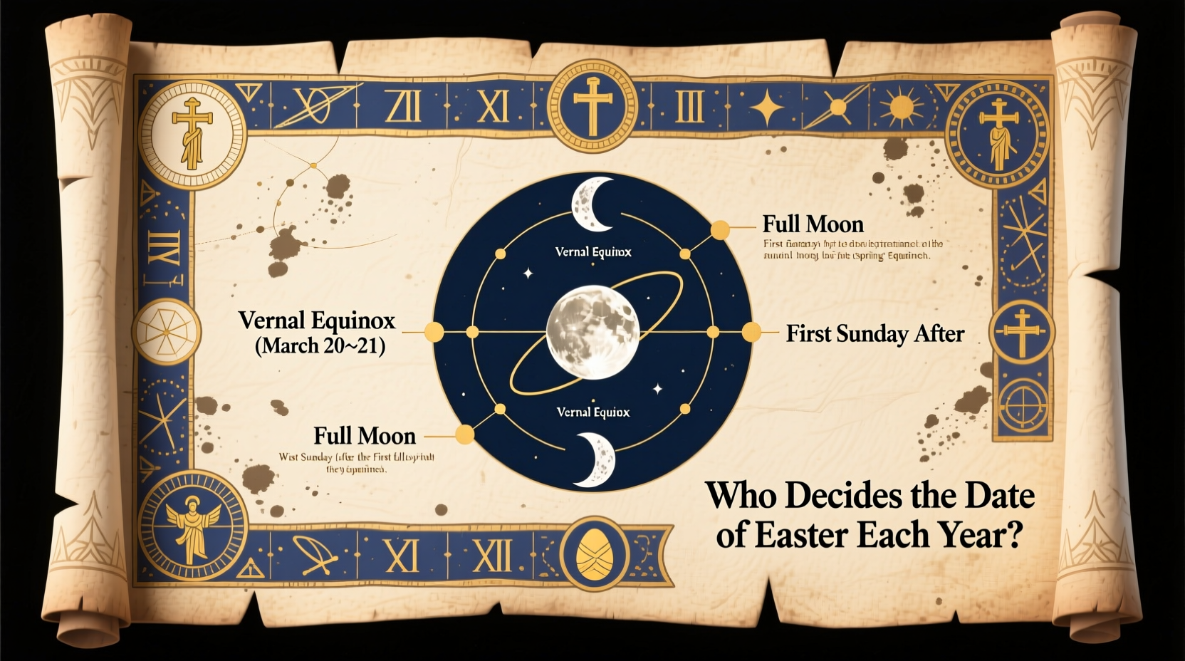 who decides the date of easter each year