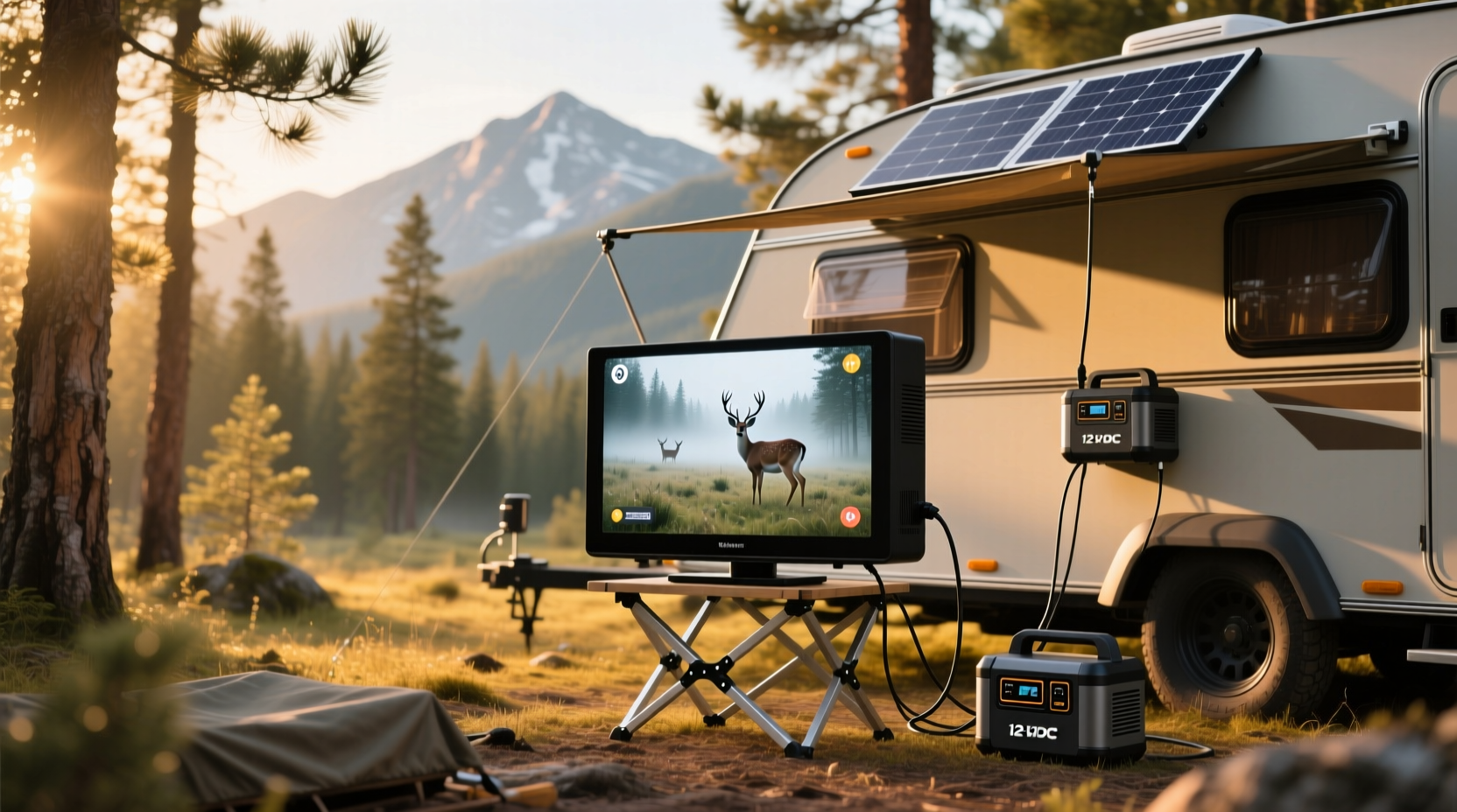 12v dc tv for rvs vehicles