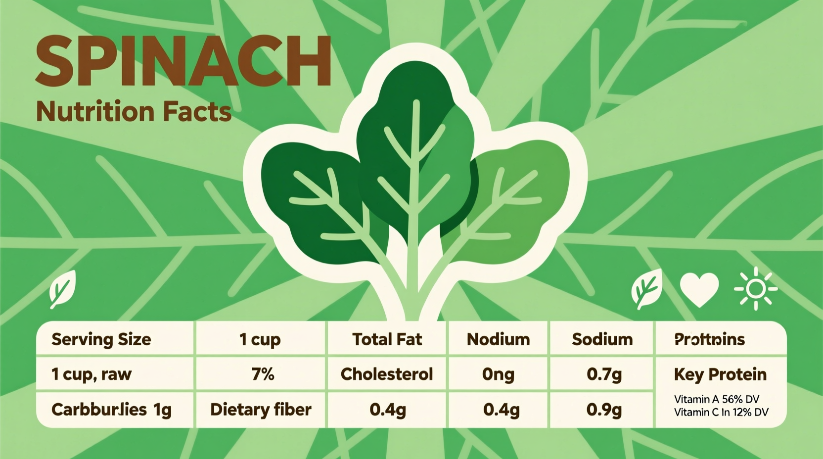 Spinach Nutrition Label: Complete Breakdown & Benefits